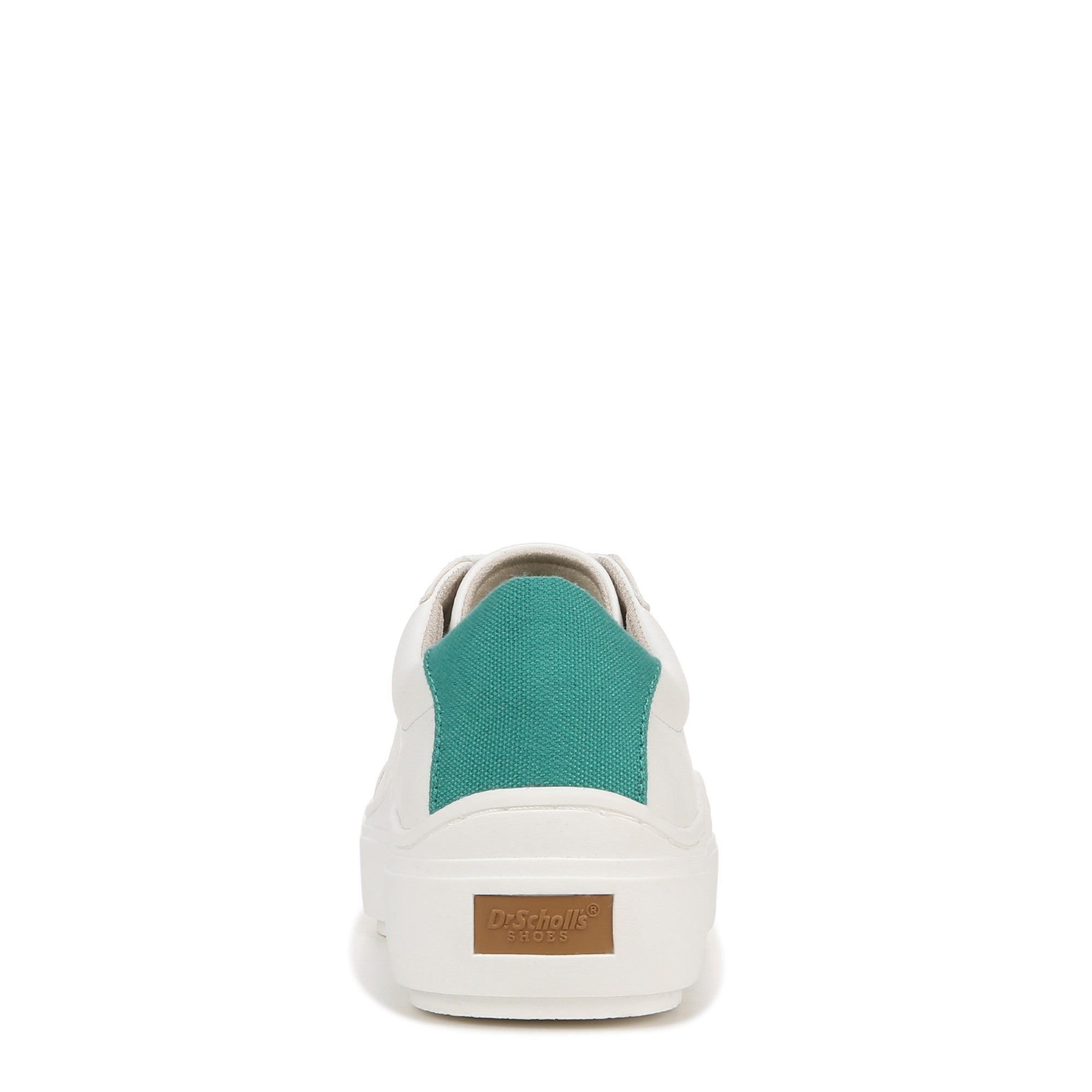 Dr. Scholl's Time Off Women's Comfort Sneakers - White Faux Leather - Back