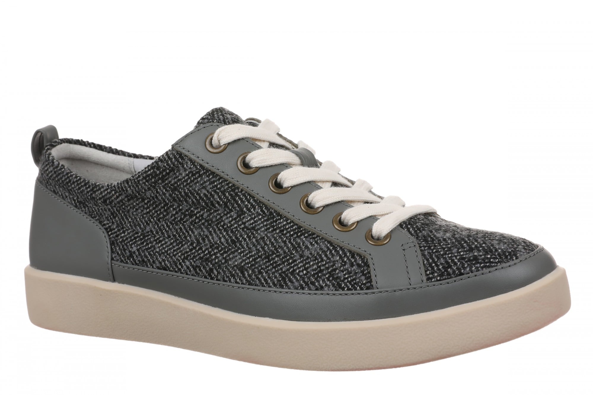 Vionic Winny Women's Oxford - Comfortable Orthotic Arch Support Lace-Up Shoes - Slate Grey Multi - Angle main