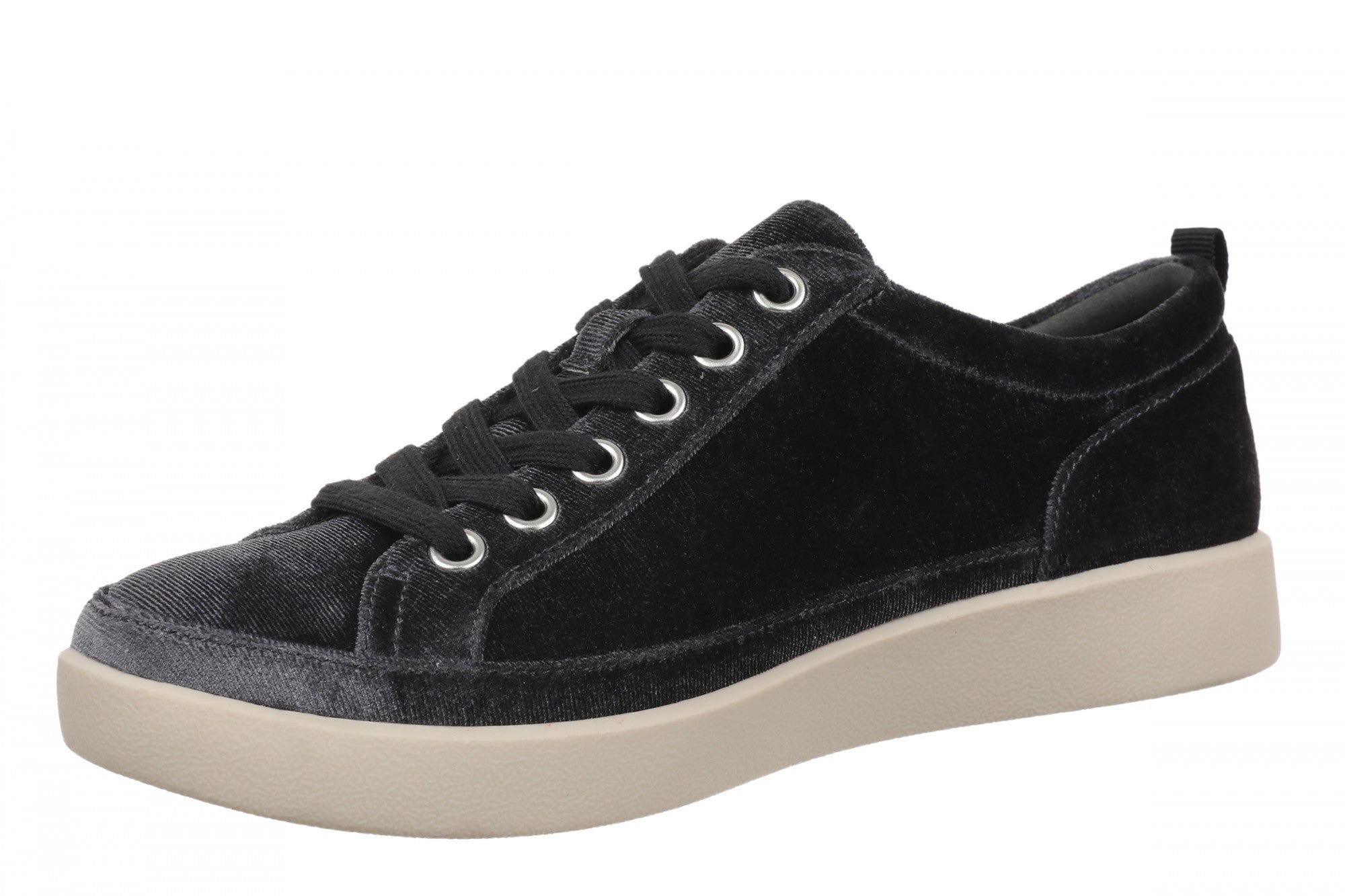 Vionic Winny Women's Oxford - Comfortable Orthotic Arch Support Lace-Up Shoes - Slate Grey - Left angle