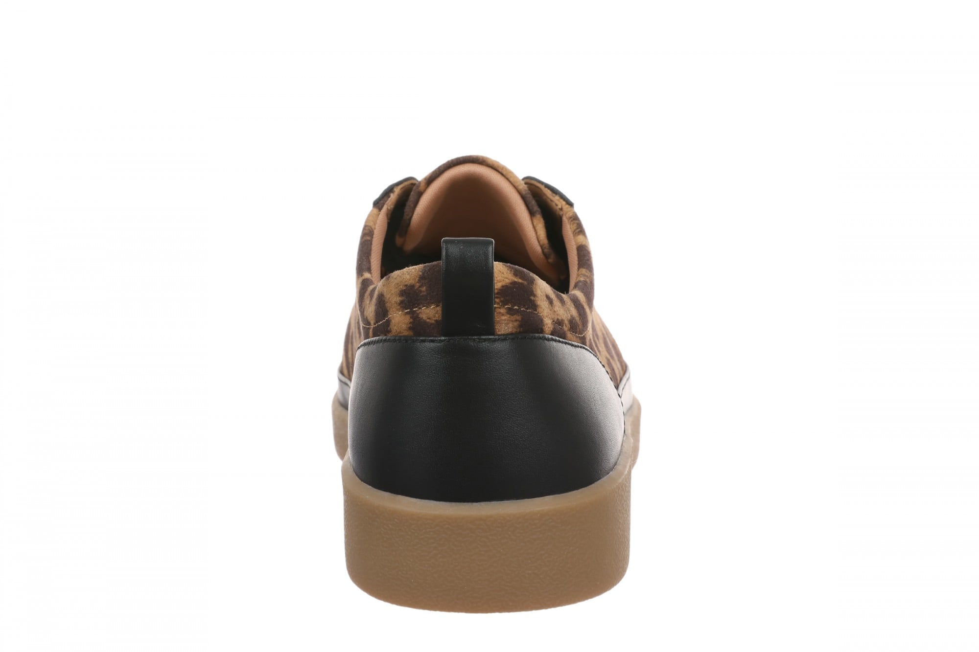 Vionic Winny Women's Oxford - Comfortable Orthotic Arch Support Lace-Up Shoes - Tan Leopard - Back