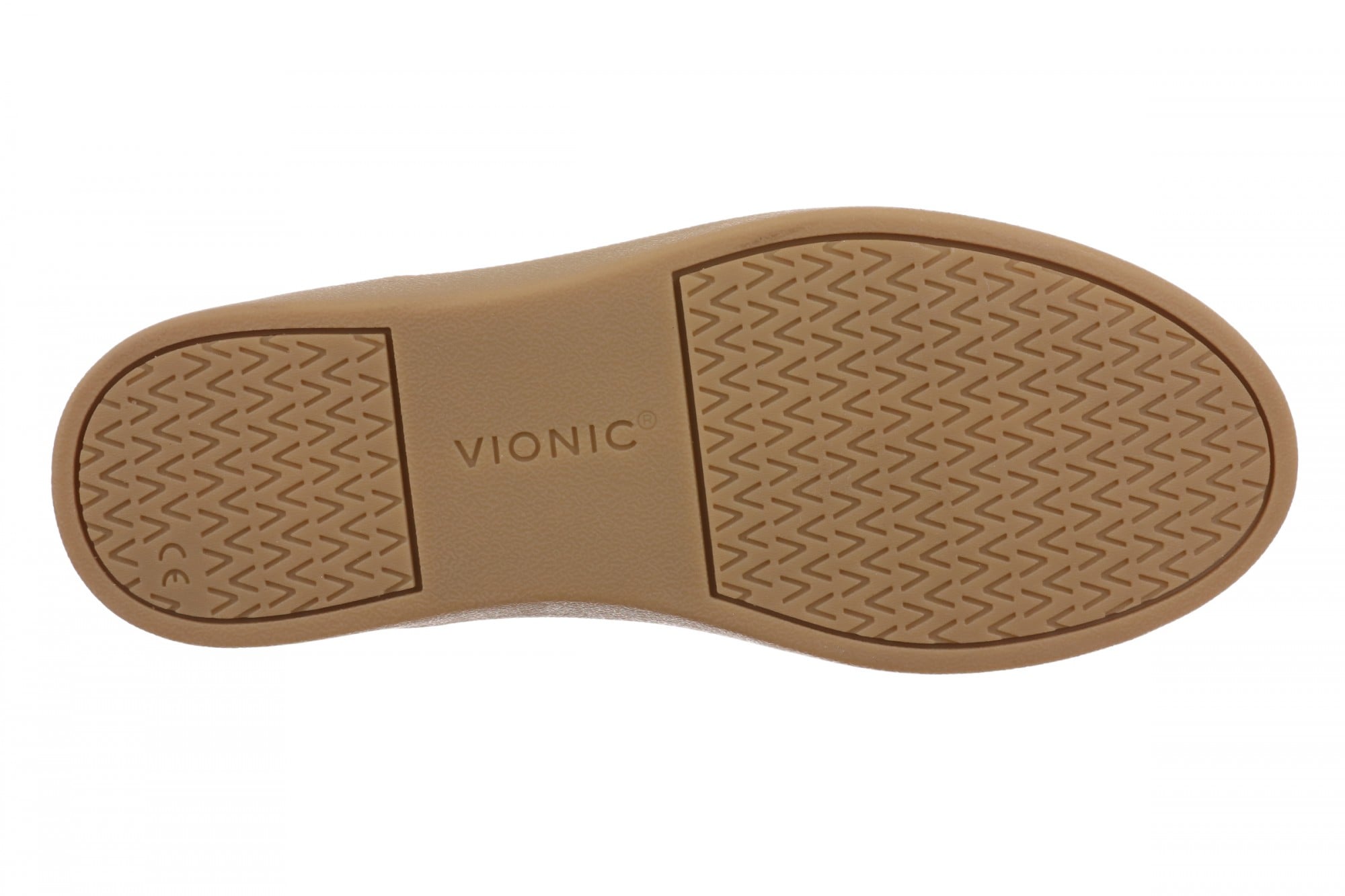 Vionic Winny Women's Oxford - Comfortable Orthotic Arch Support Lace-Up Shoes - Tan Leopard - Bottom