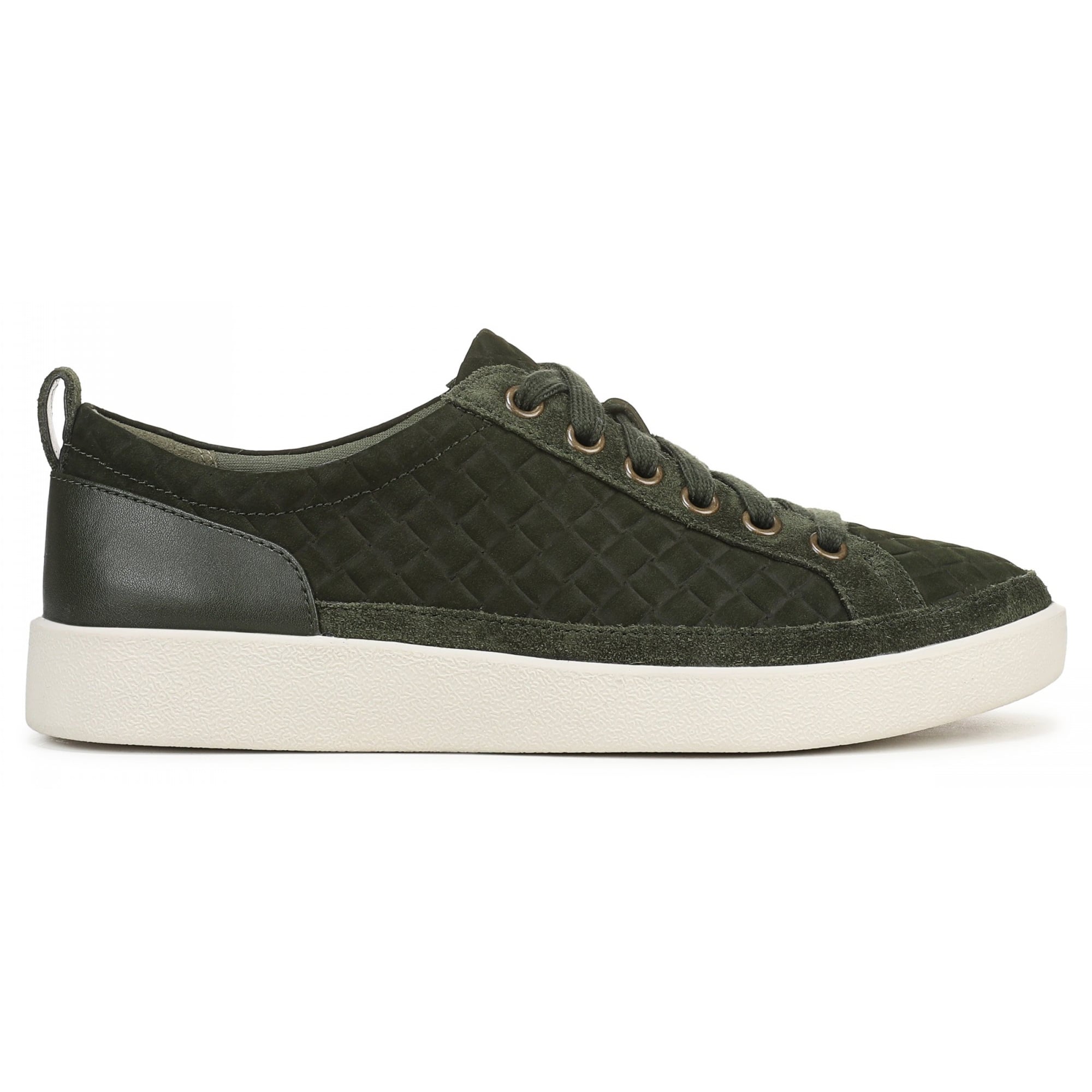 Vionic Winny Women's Oxford - Comfortable Orthotic Arch Support Lace-Up Shoes - Olive Moss - Side