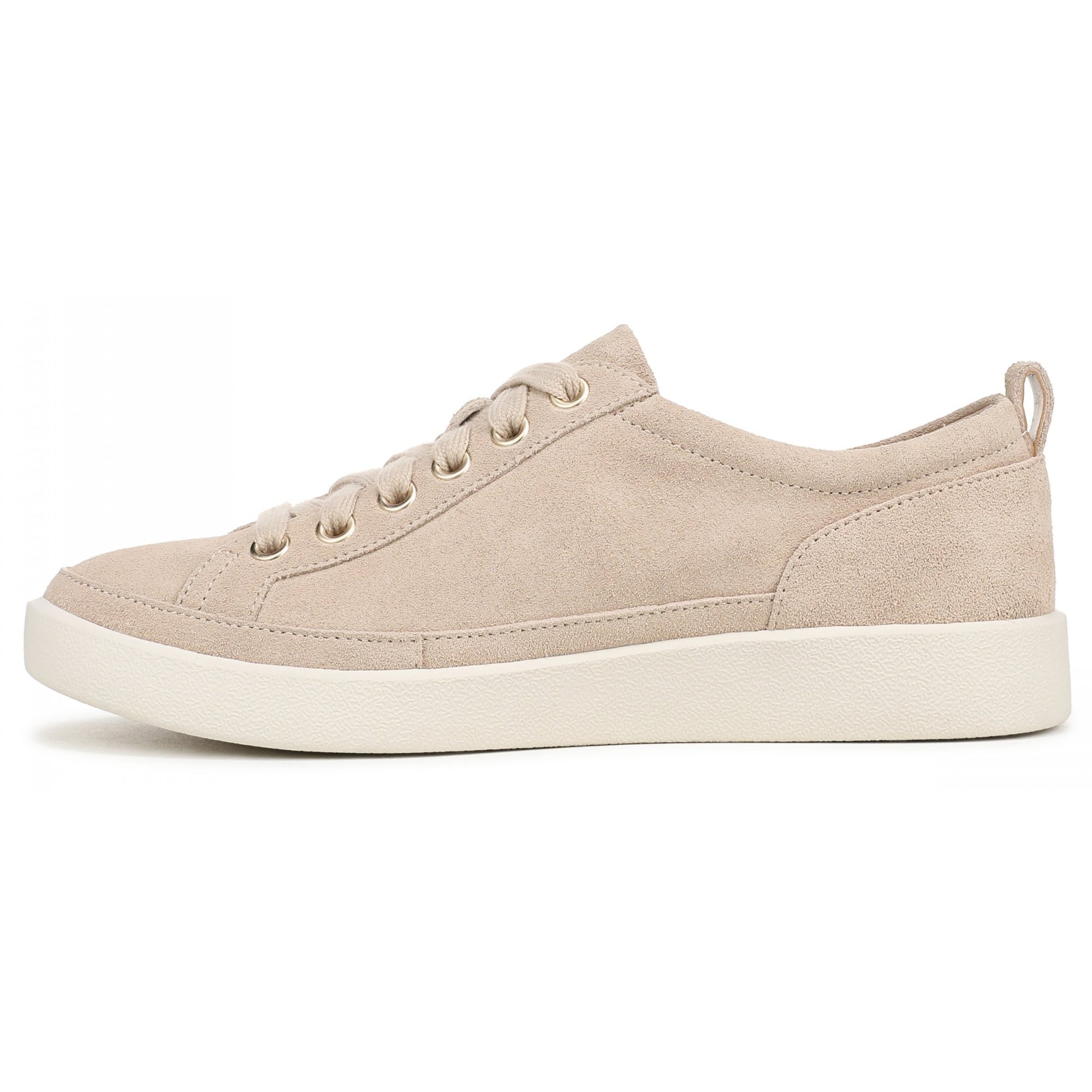 Vionic Winny Women's Oxford - Comfortable Orthotic Arch Support Lace-Up Shoes - Lucid Beige Suede - Side