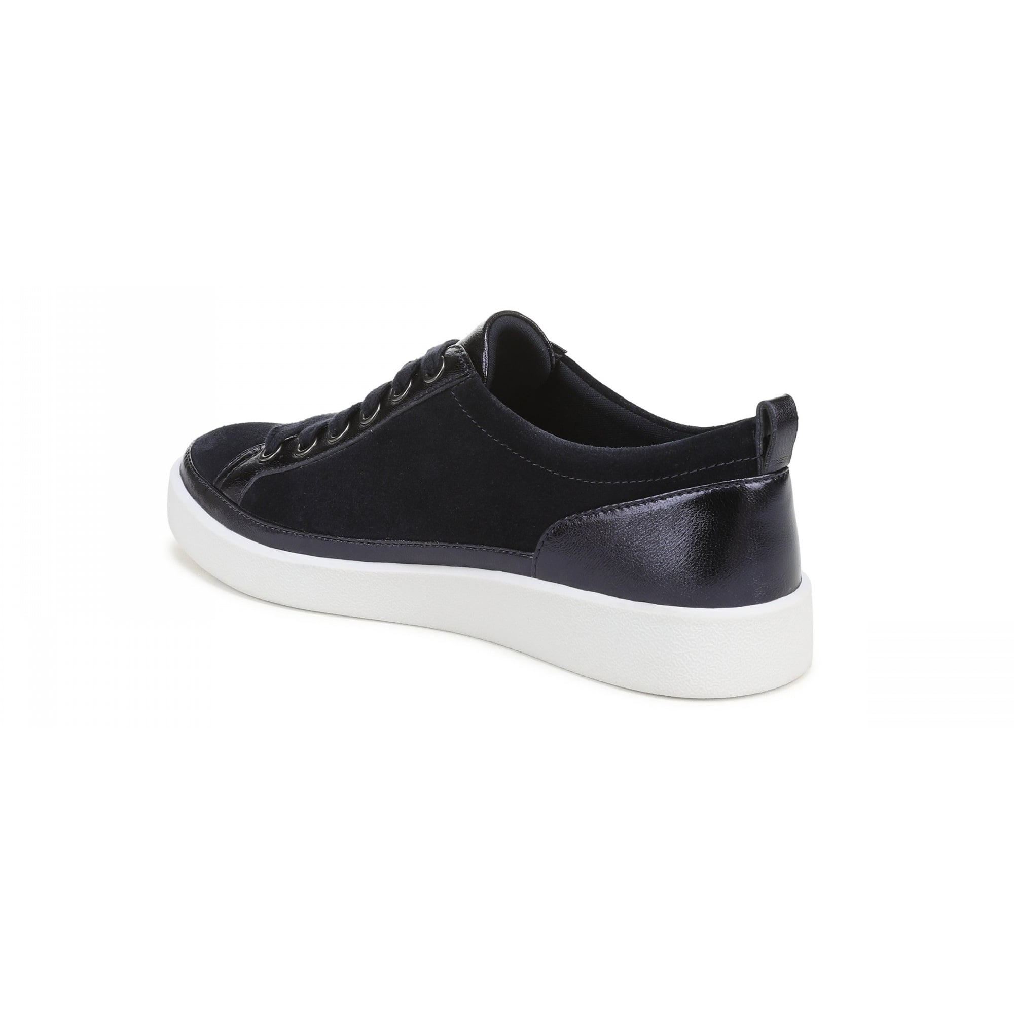 Vionic Winny Women's Oxford - Comfortable Orthotic Arch Support Lace-Up Shoes - Navy Blazer Leather - Technology