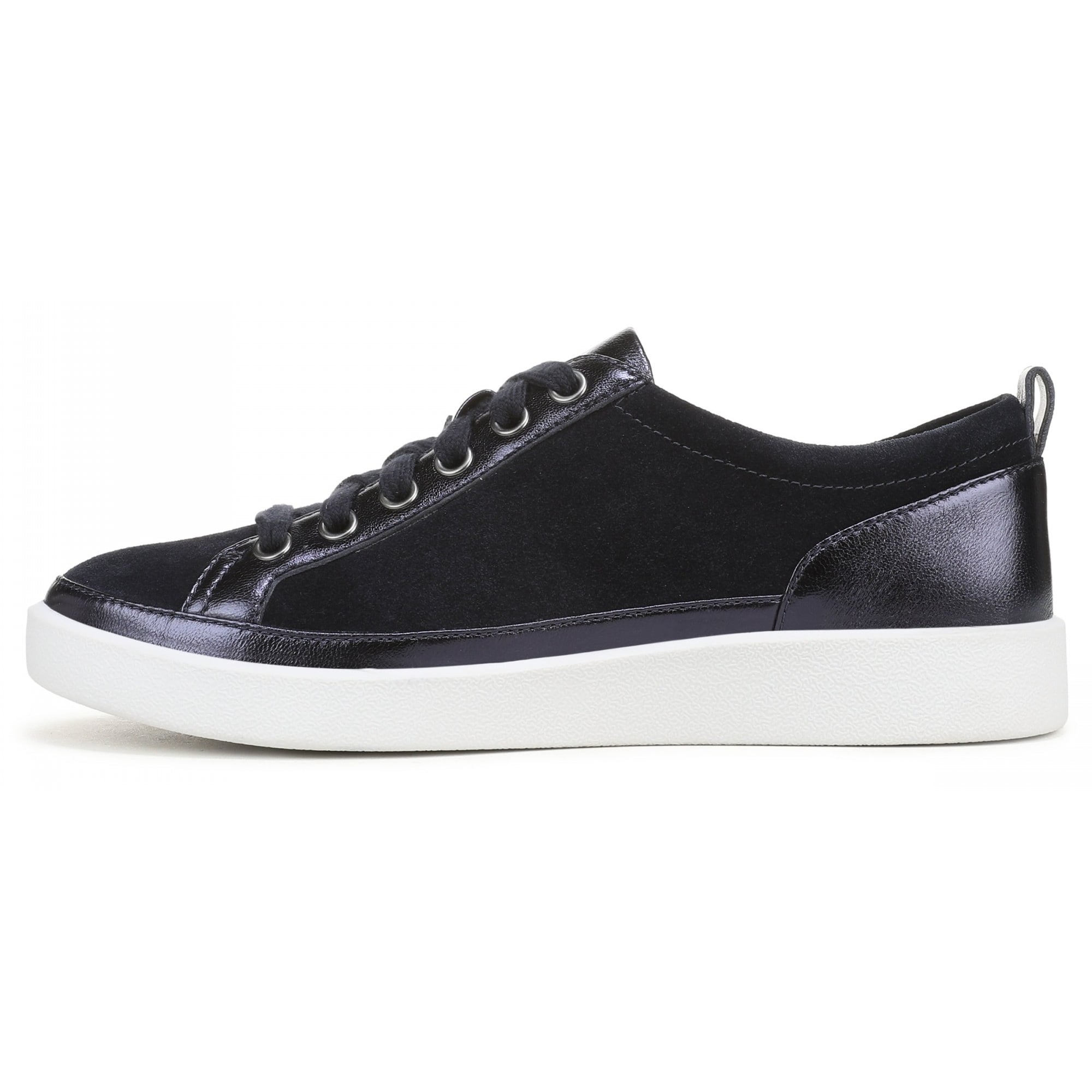 Vionic Winny Women's Oxford - Comfortable Orthotic Arch Support Lace-Up Shoes - Navy Blazer Leather - Side