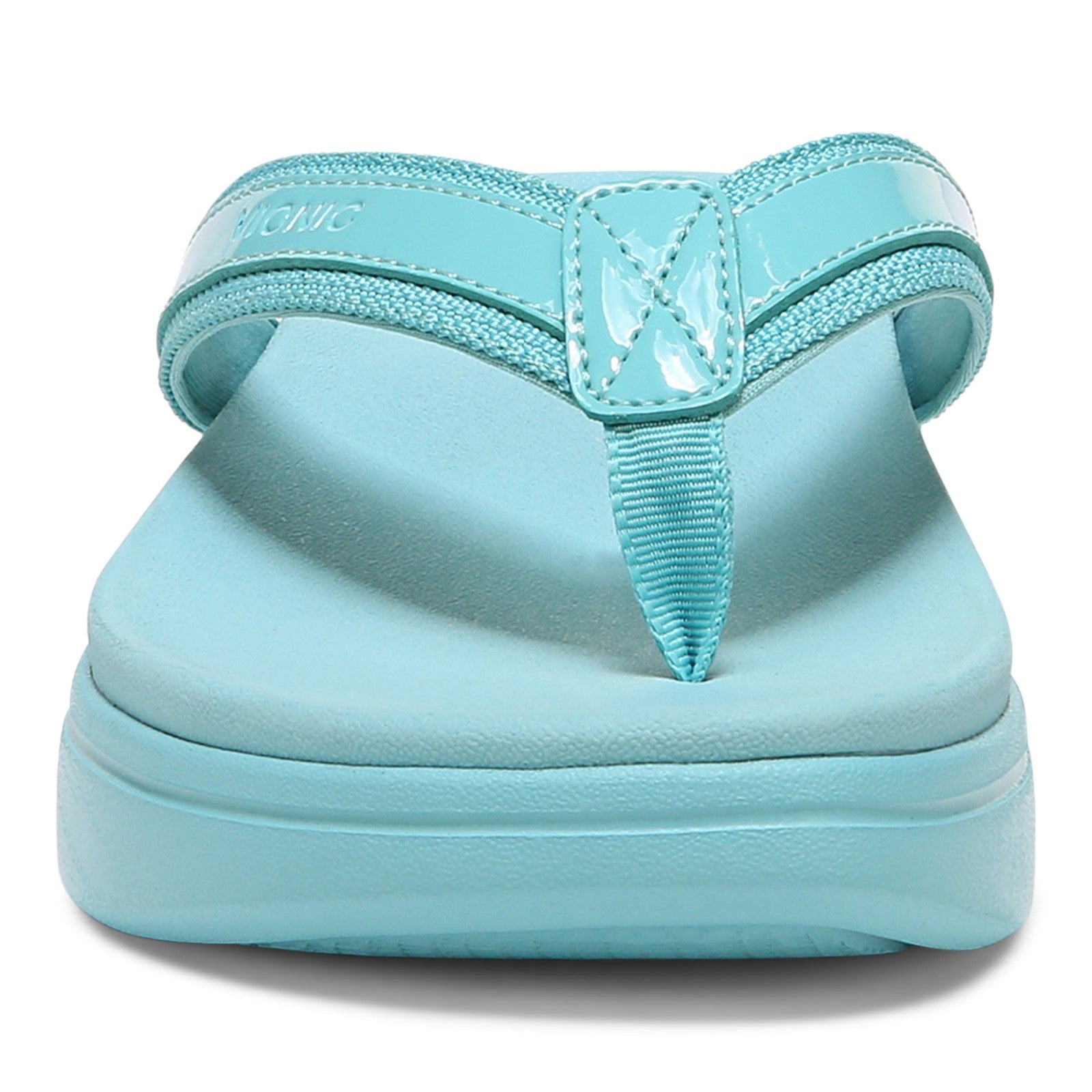 Vionic High Tide Ii Womens Thong Wedge - Aqua - Front