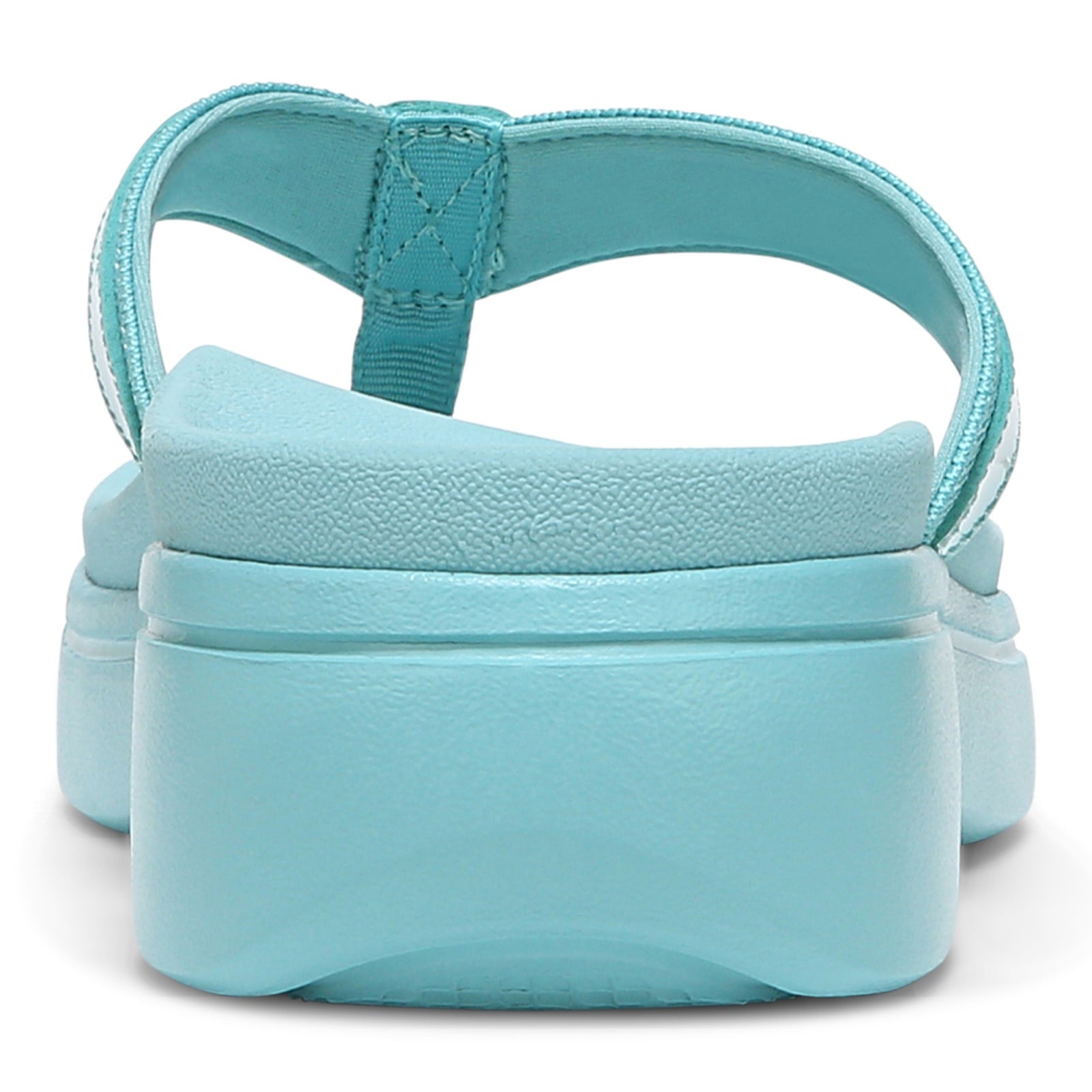Vionic High Tide Ii Womens Thong Wedge - Aqua - Back