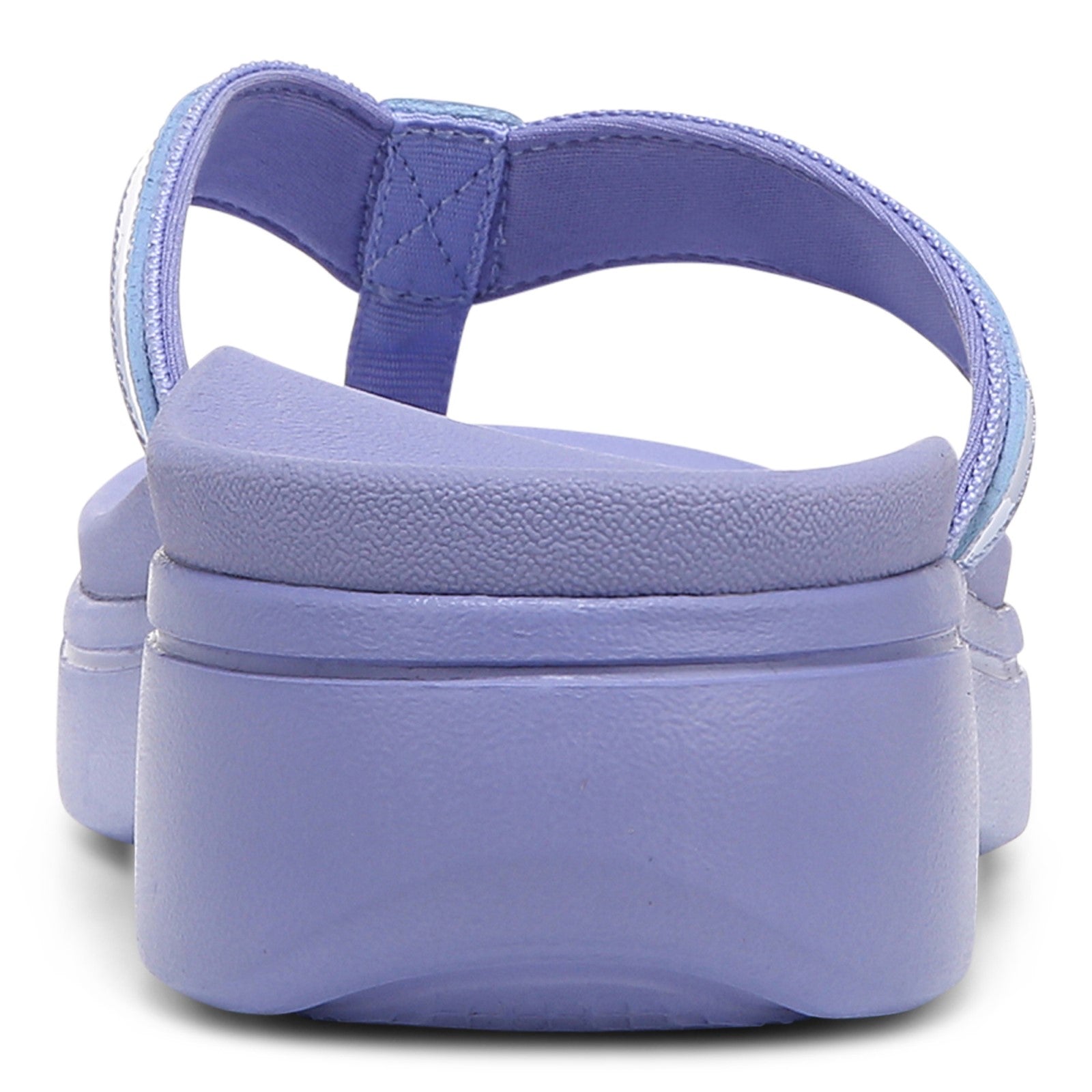 Vionic High Tide Ii Womens Thong Wedge - Dusty Lavender - Back