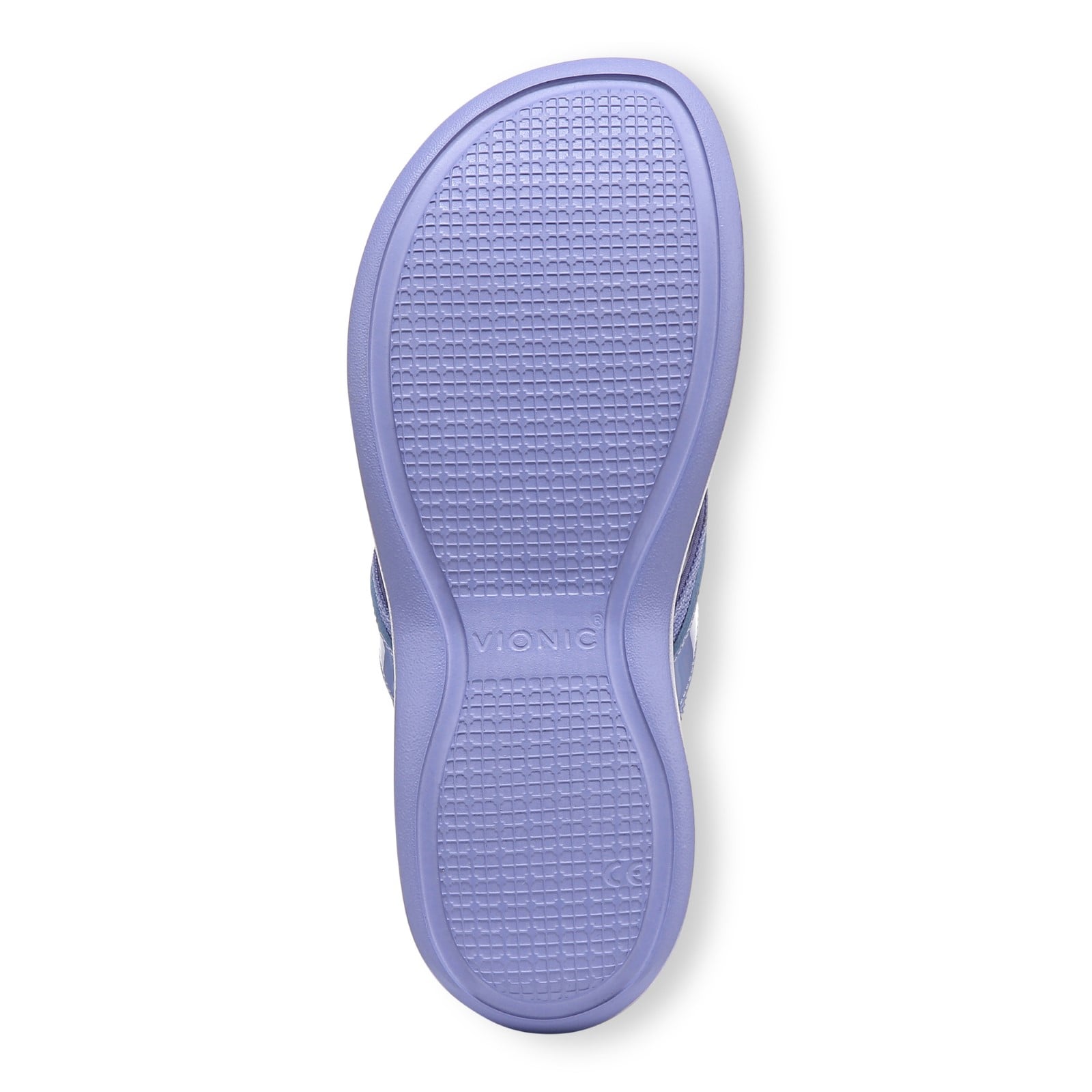 Vionic High Tide Ii Womens Thong Wedge - Dusty Lavender - Bottom