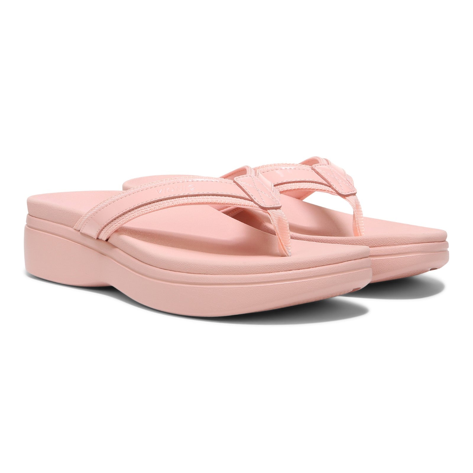Vionic High Tide Ii Womens Thong Wedge - Roze - Pair