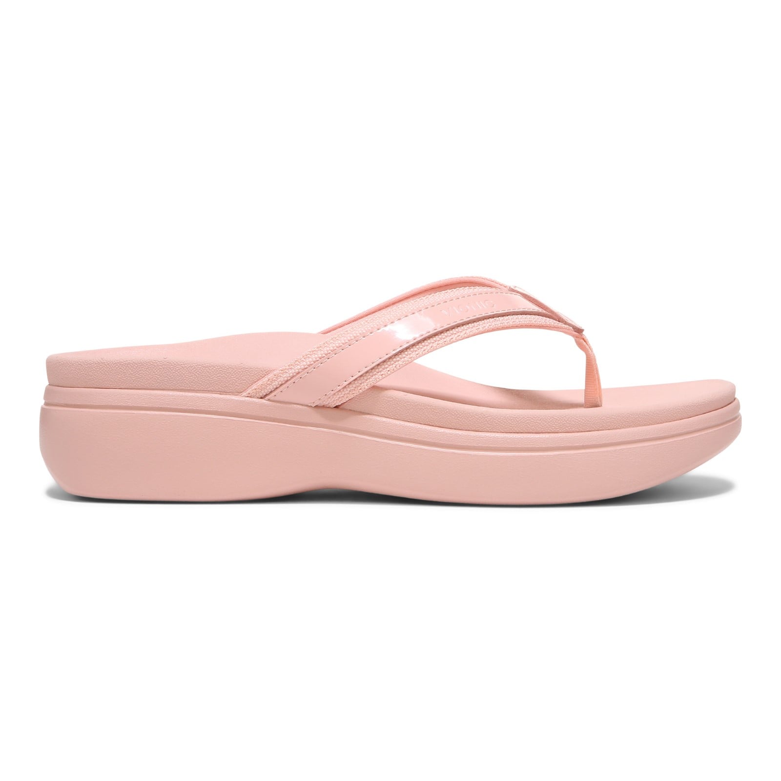 Vionic High Tide Ii Womens Thong Wedge - Roze - Right side