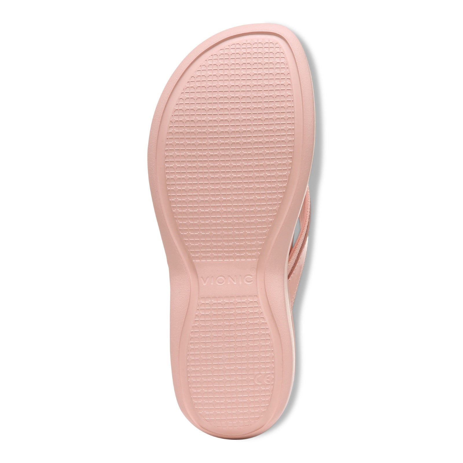 Vionic High Tide Ii Womens Thong Wedge - Roze - Bottom