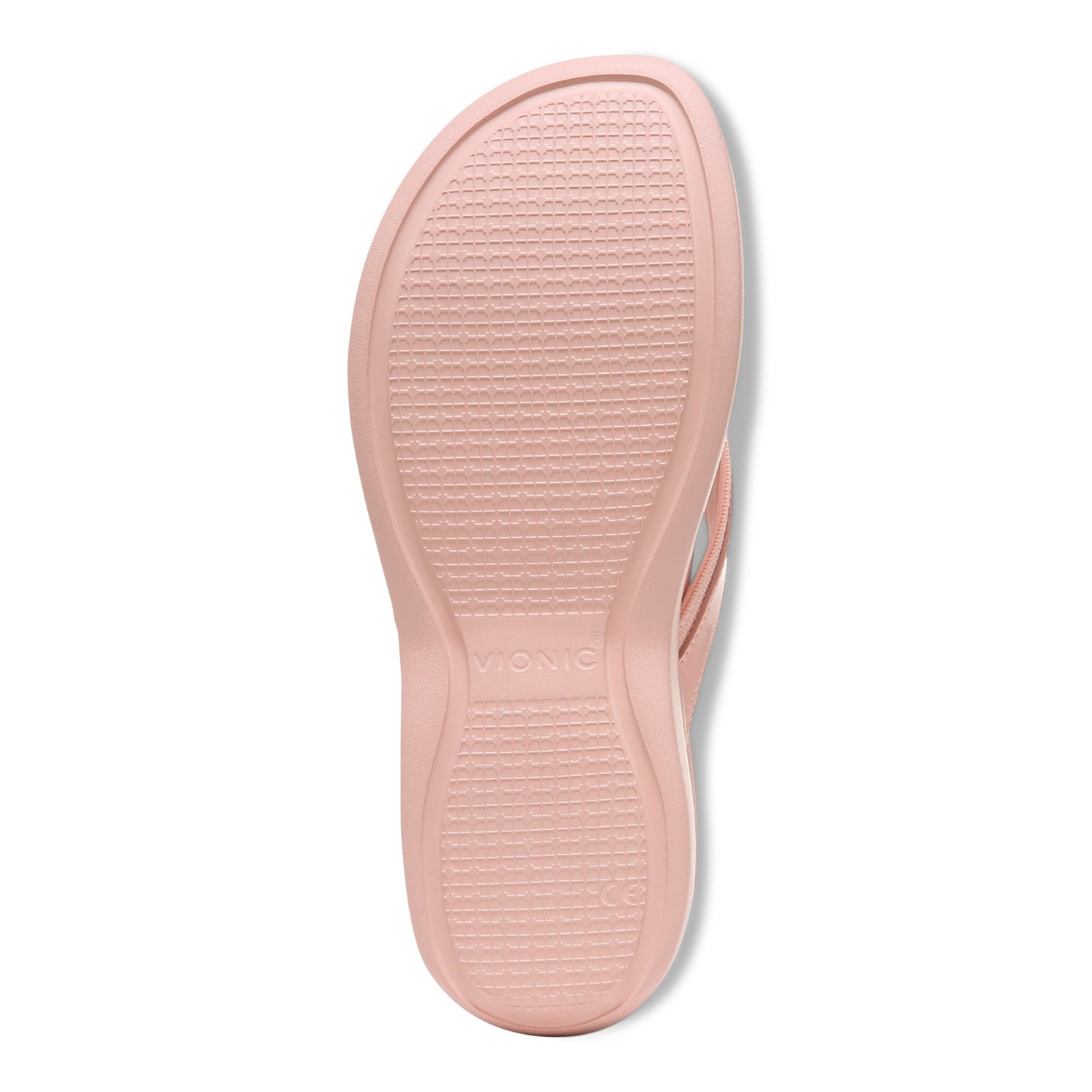 Vionic High Tide Ii Womens Thong Wedge - Roze - Bottom