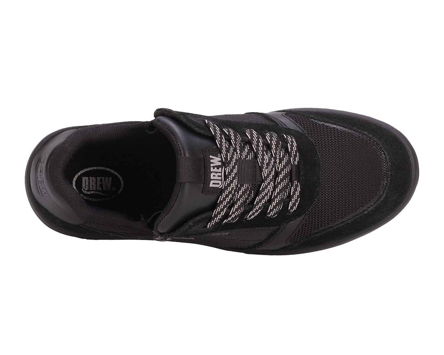 Drew Happy - Solid Black Combo - Sole View