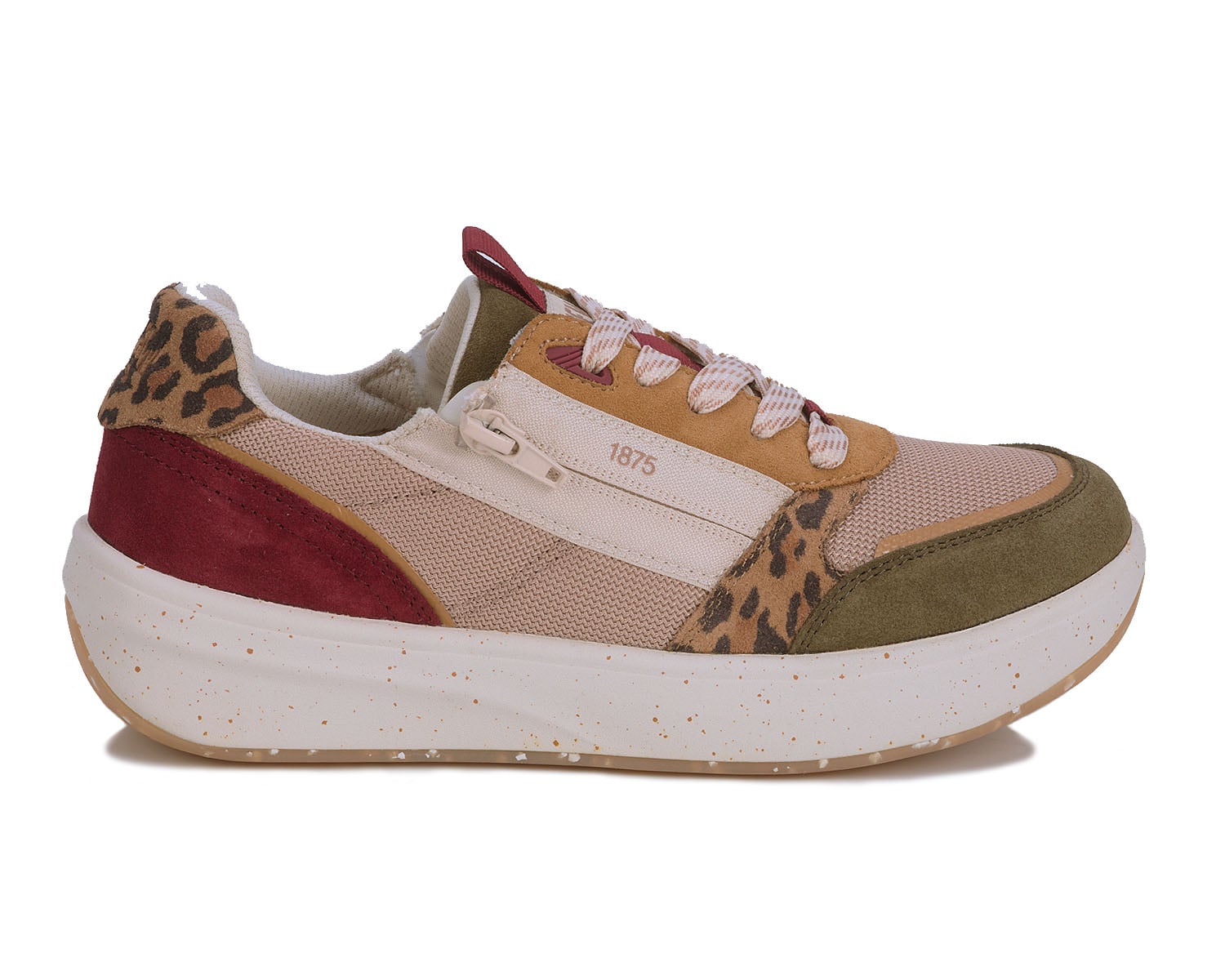 Drew Happy - Leopard Olive Combo - Outside View