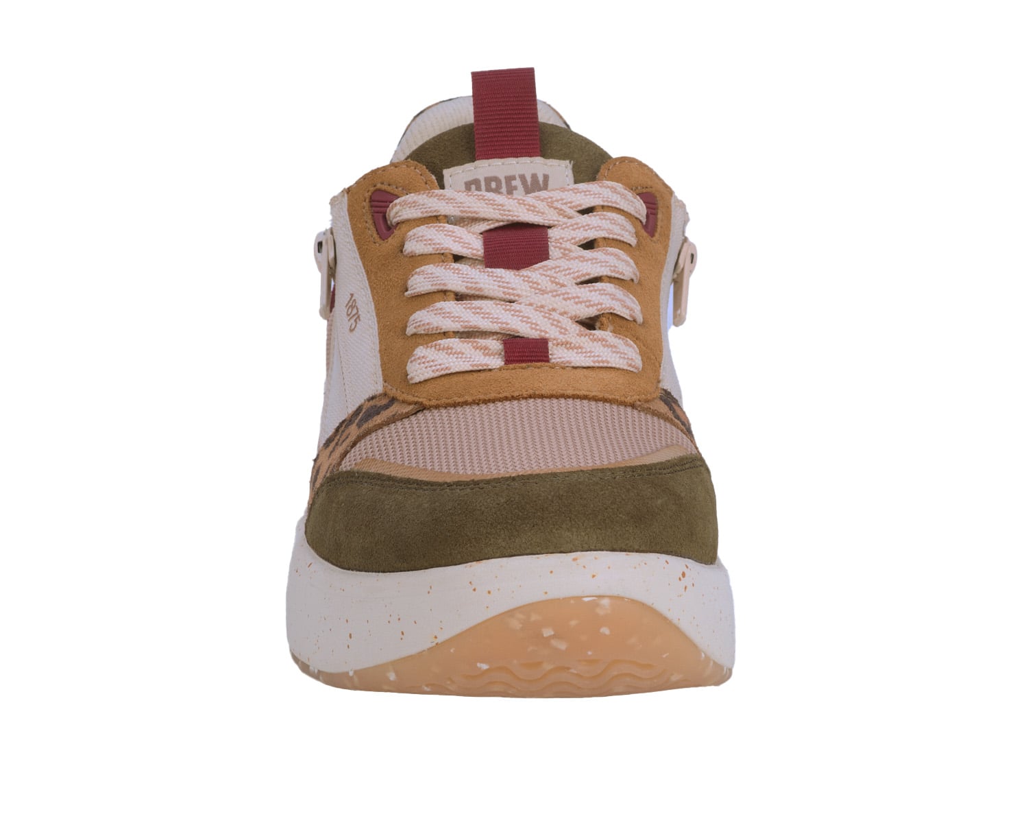 Drew Happy - Leopard Olive Combo - Front View