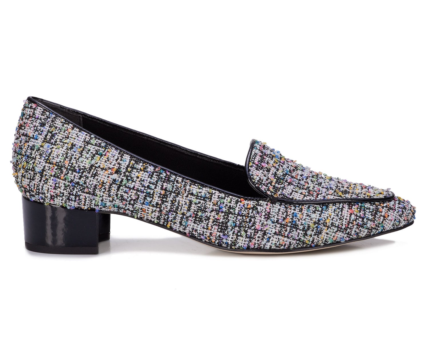 Ros Hommerson Honey Women's Dress Shoe - Multi Boucle/Black Pat - Outside View