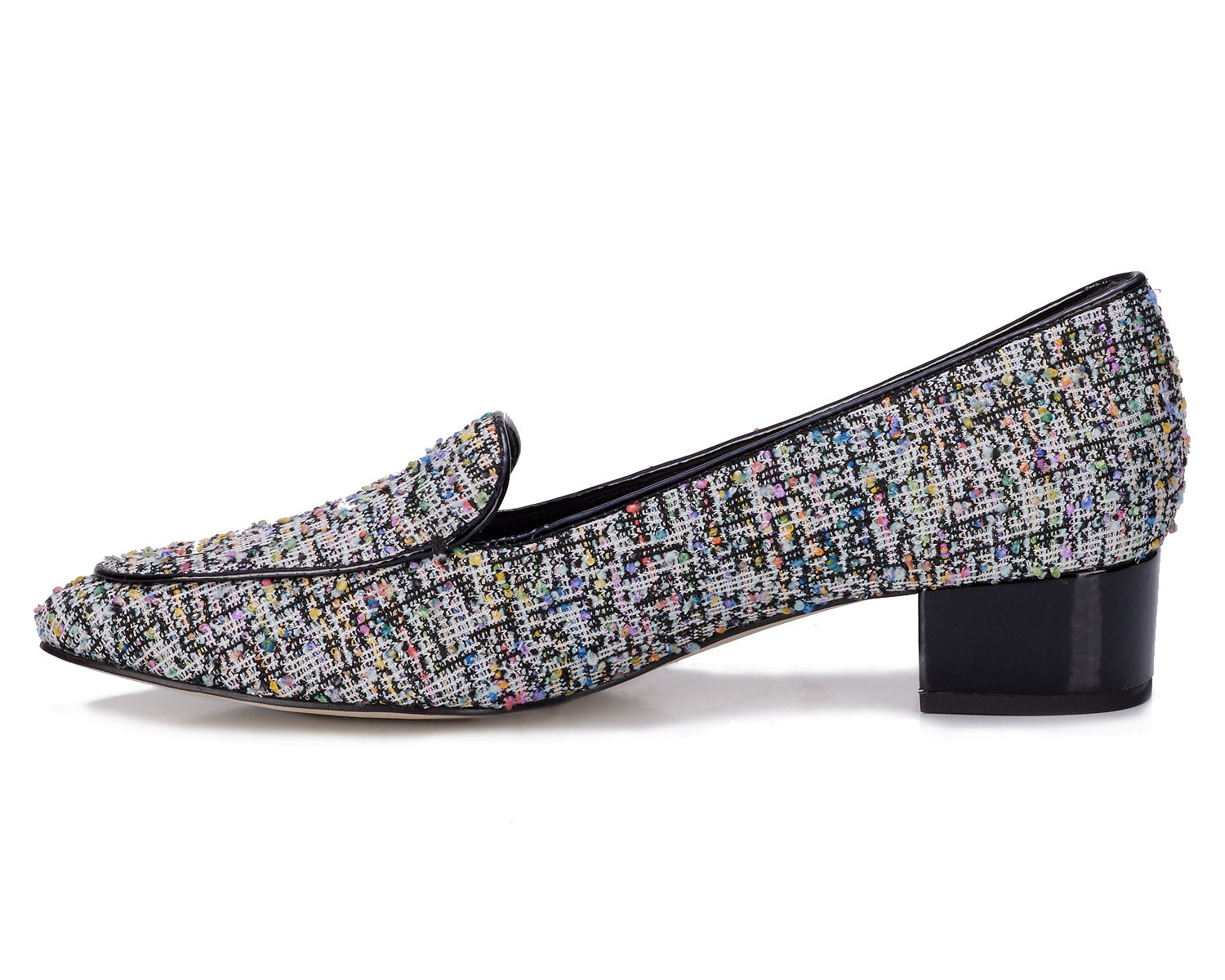 Ros Hommerson Honey Women's Dress Shoe - Multi Boucle/Black Pat - Inside View