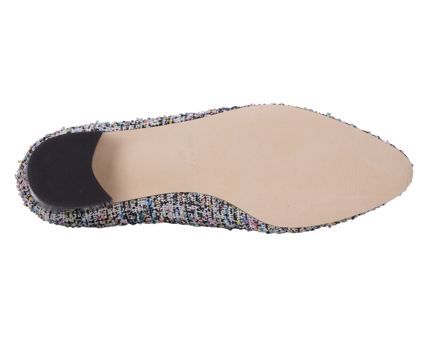 Ros Hommerson Honey Women's Dress Shoe - Multi Boucle/Black Pat - Top View