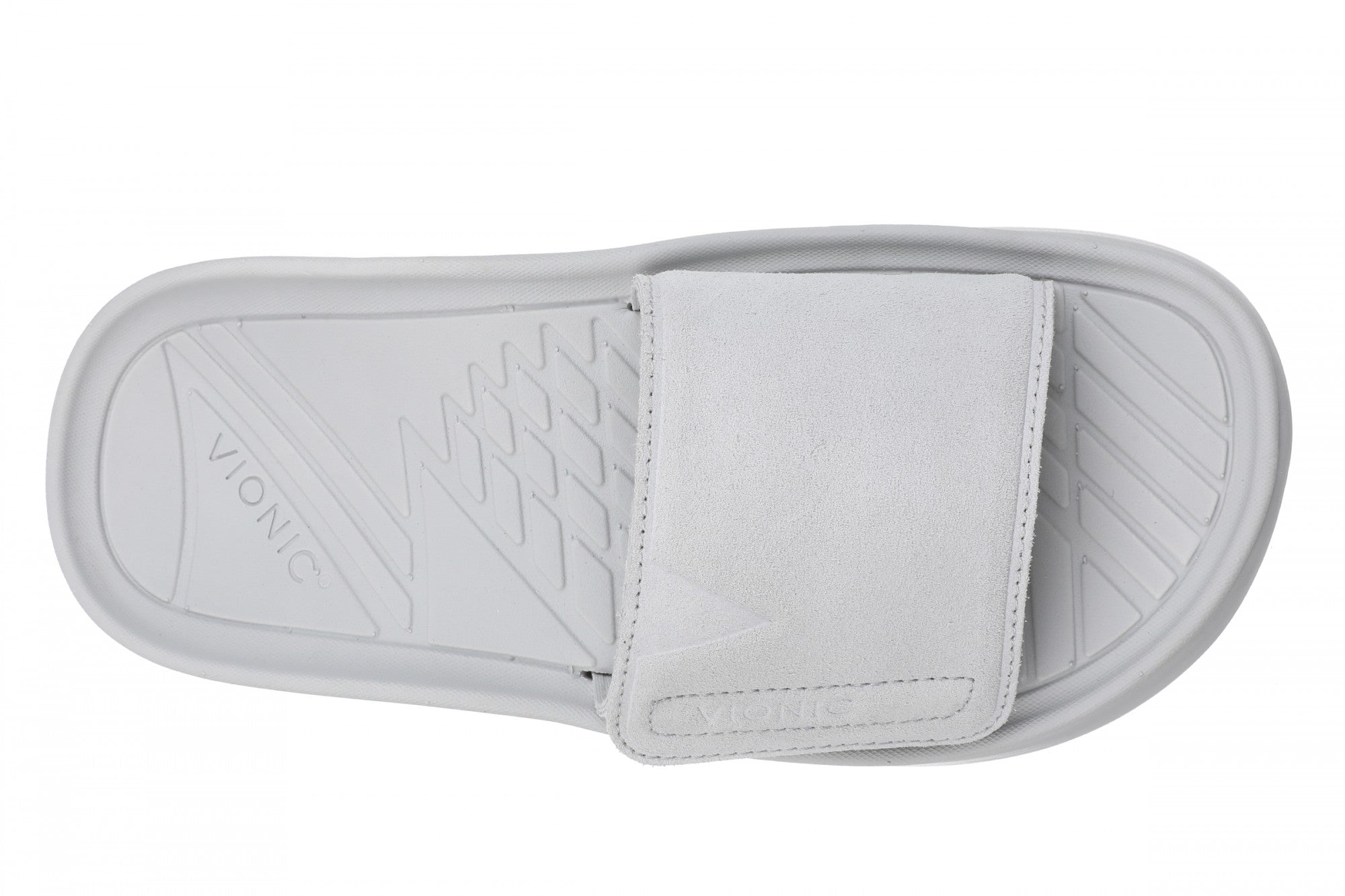 Vionic Rejuvenate Unisex Slide Recovery Sandals - Vapor Grey - Top