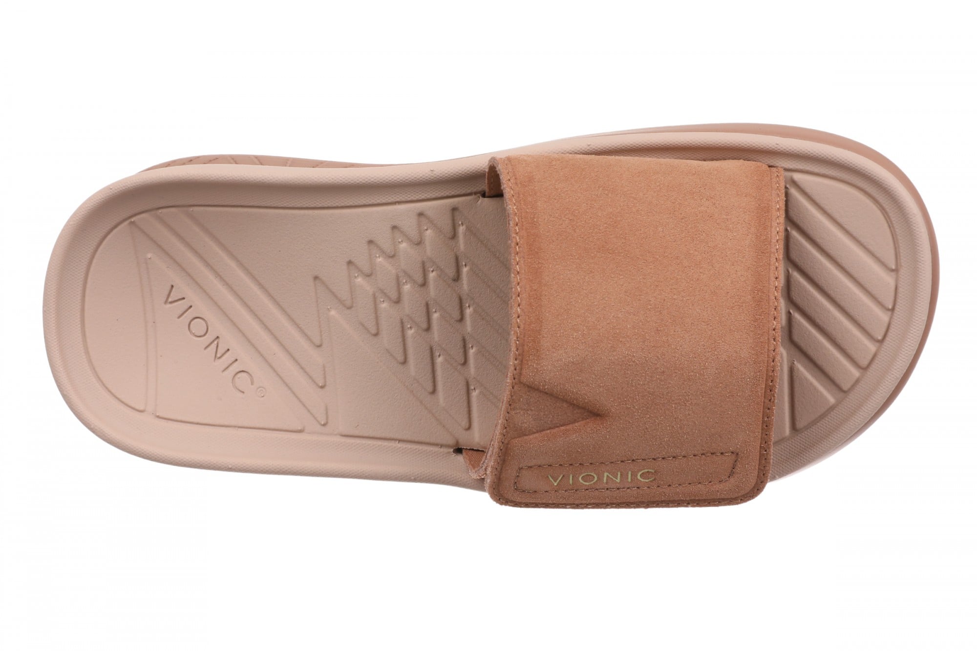 Vionic Rejuvenate Unisex Slide Recovery Sandals - Mocha Mousse - Top