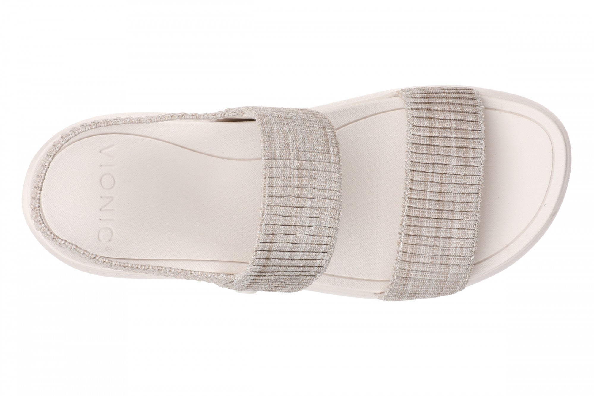 Vionic Sky Women's Arch Support Strappy Sandal - Sea Salt - Top
