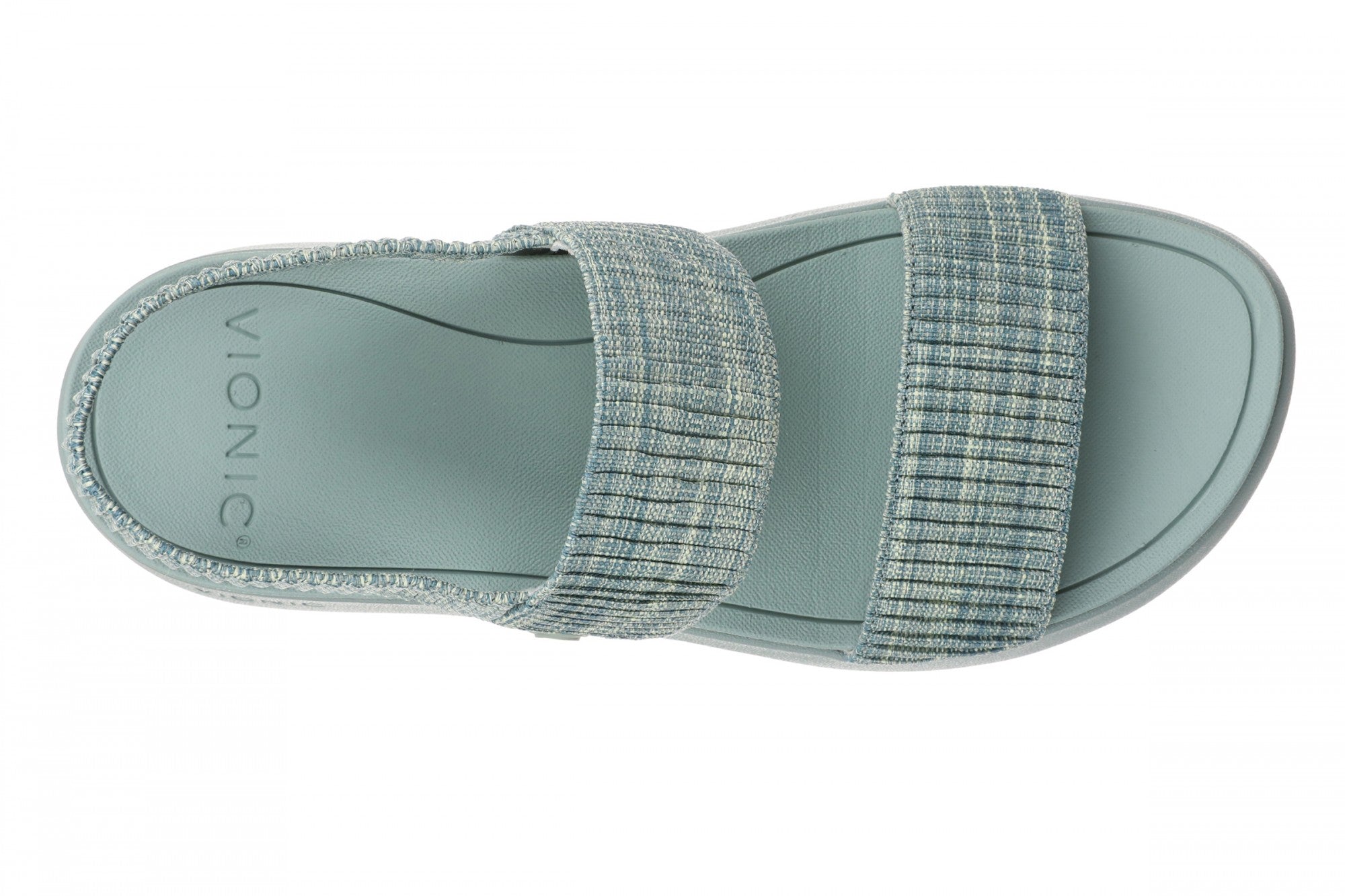 Vionic Sky Women's Arch Support Strappy Sandal - Iceberg Green - Top