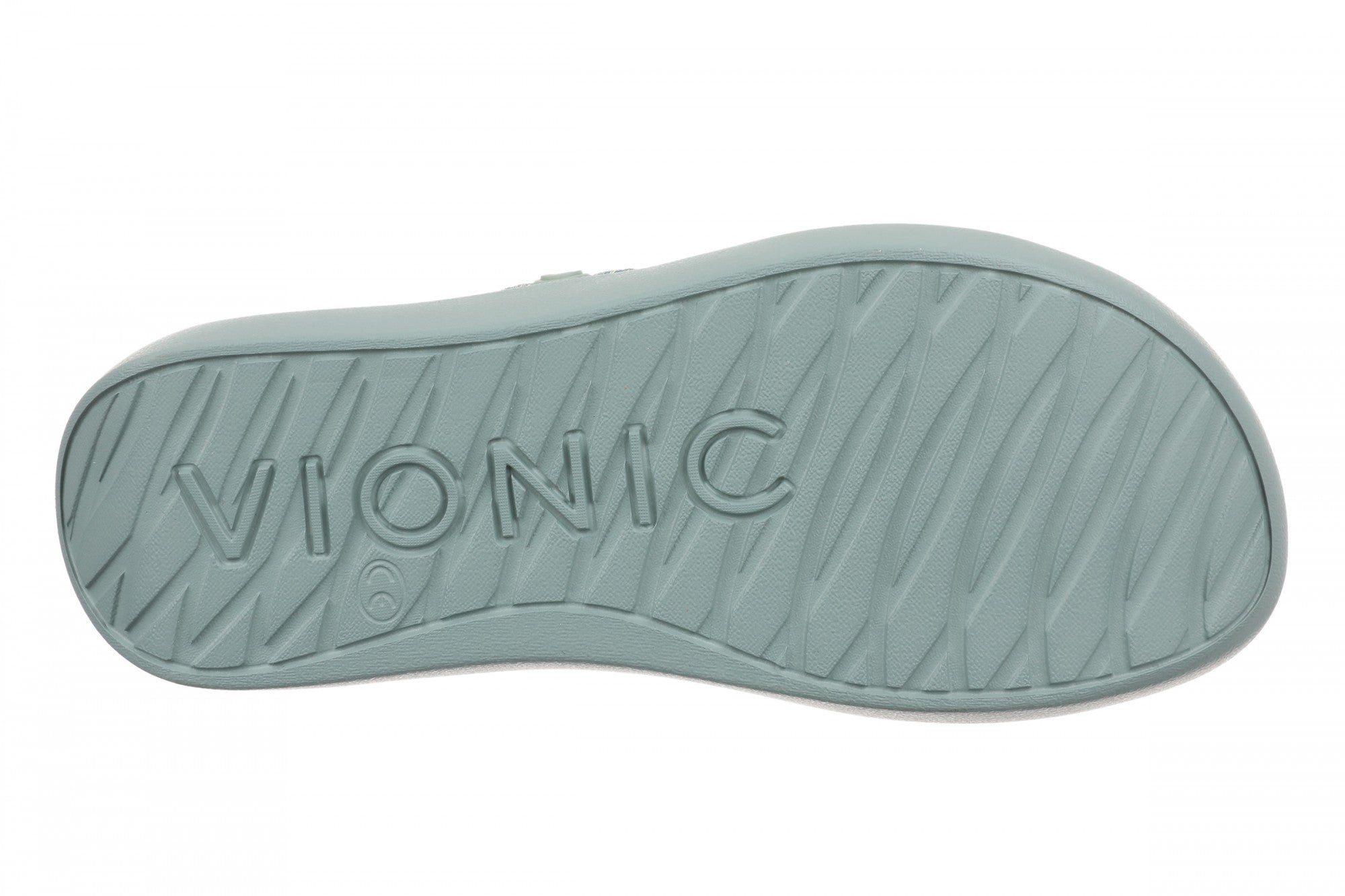 Vionic Sky Women's Arch Support Strappy Sandal - Iceberg Green - Bottom