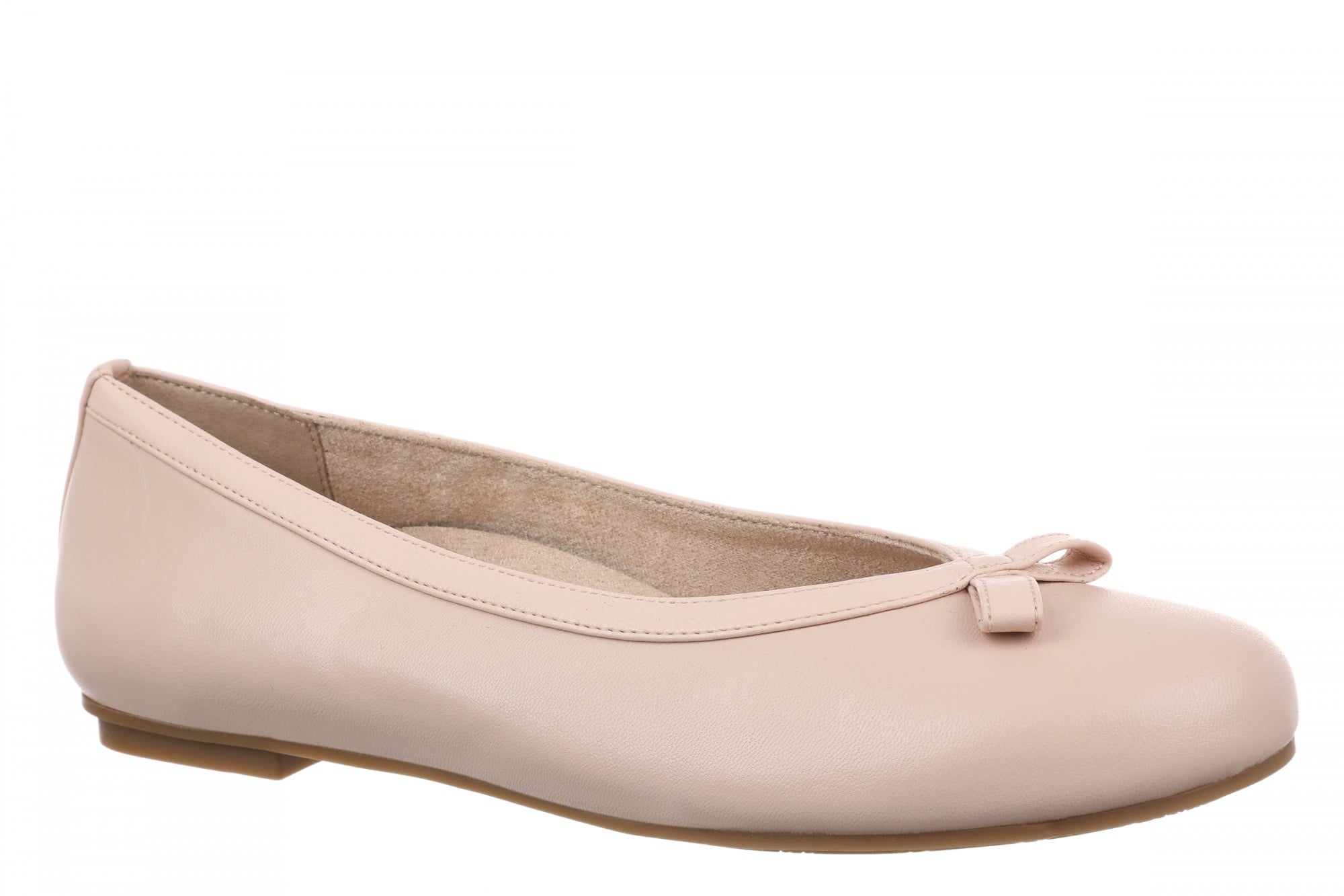 Vionic Sidney Flats for Women - Stylish Ballet Flats with Arch Support - Cameo Rose - Angle main