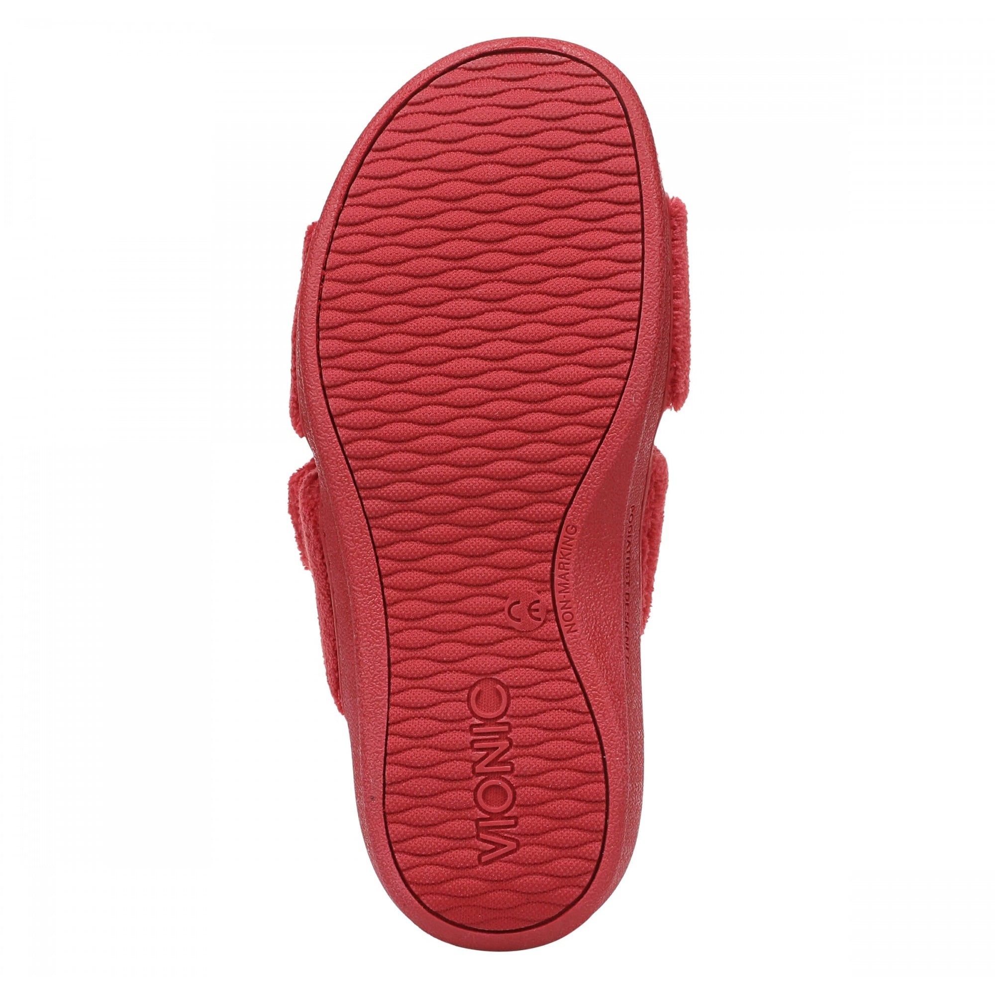 Vionic Dessie Women's Slippers - Scarlet Red - Sole/Bottom