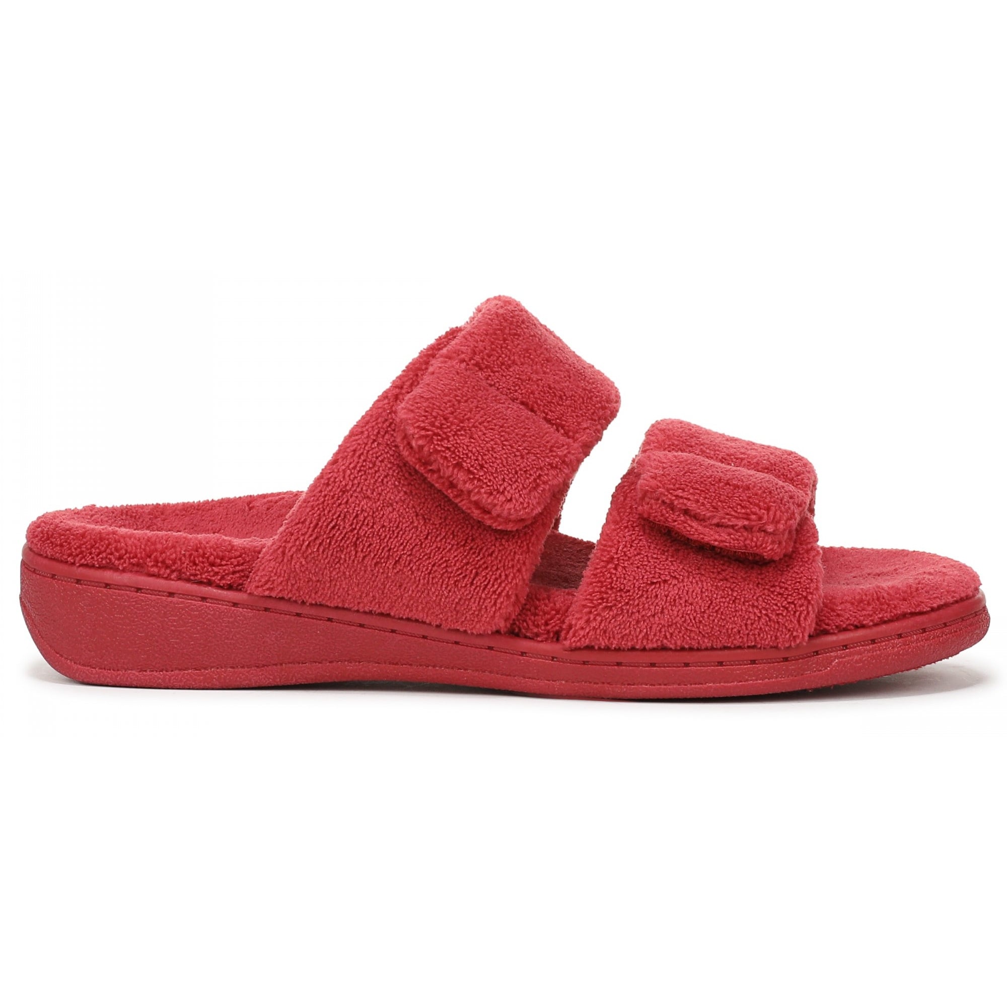 Vionic Dessie Women's Slippers - Scarlet Red - Side