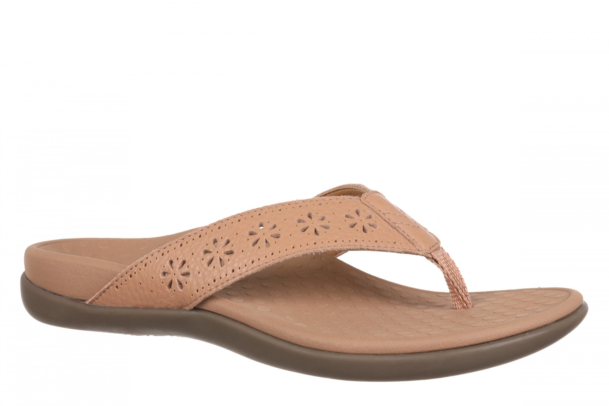 Vionic Shona Women's Supportive Sandal Flip Flops in Macaroon
