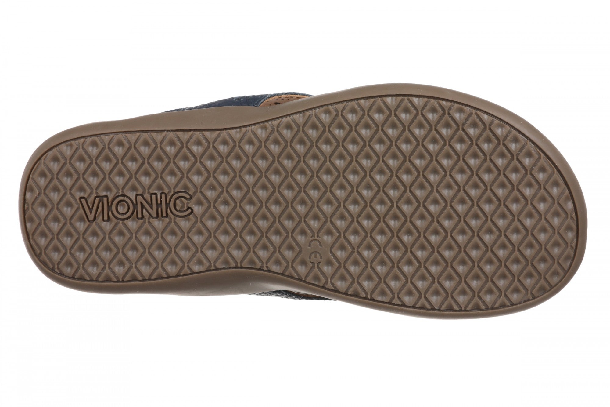 Vionic Shona Women's Supportive Sandal Flip Flops - Navy - Bottom