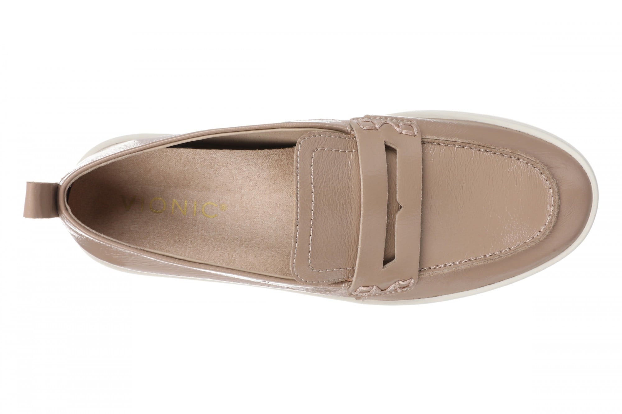 Vionic Uptown Women's Arch Support Slip On Loafer - More Colors - Desert Sand - Top