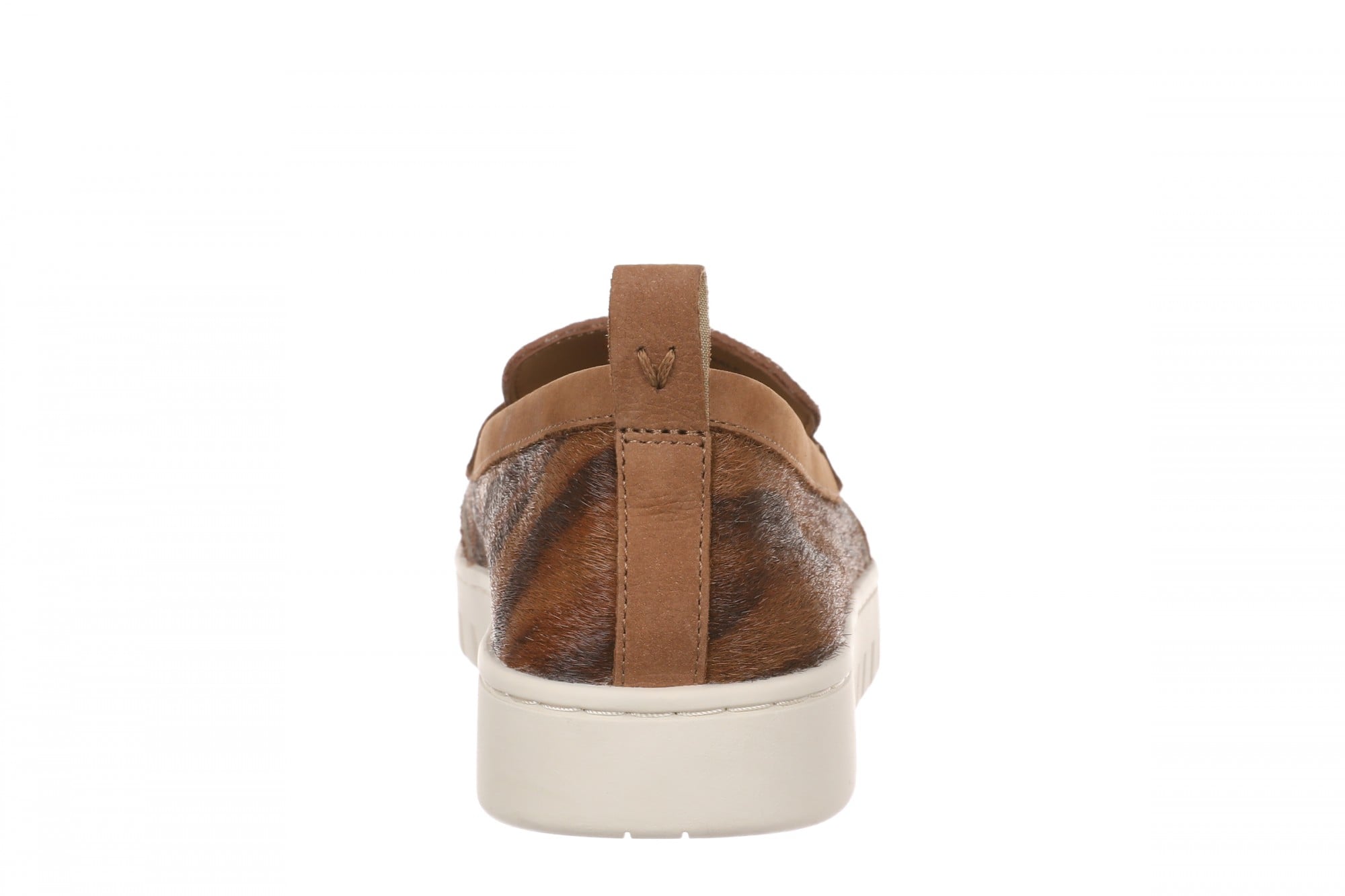 Vionic Uptown Women's Slip-On Loafer Moc Casual Shoes - Brown Multi - Back