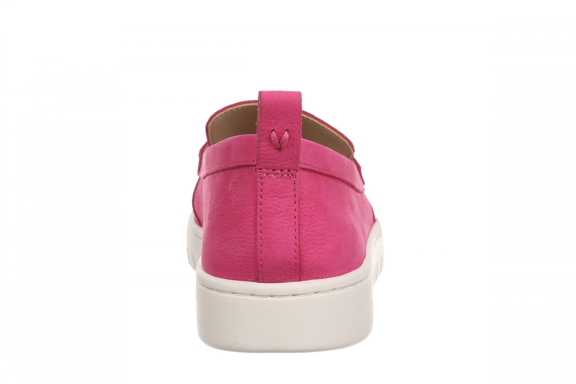 Vionic Uptown Resort Women's Slip-On Loafer Moc Casual Shoes - Fuchsia - Back