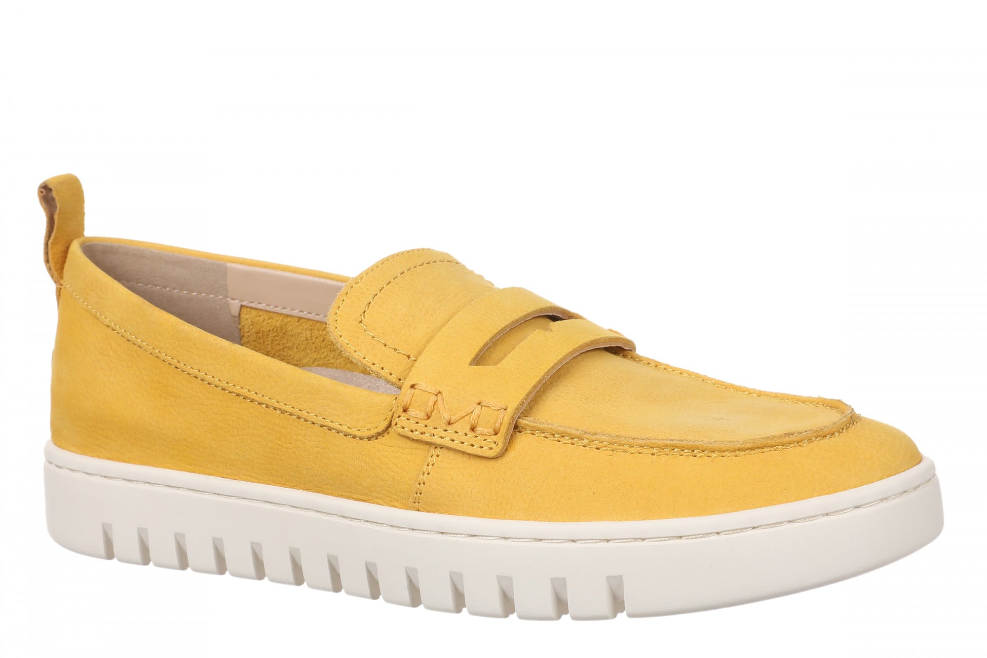 Vionic Uptown Resort Women's Slip-On Loafer Moc Casual Shoes in Daffodil