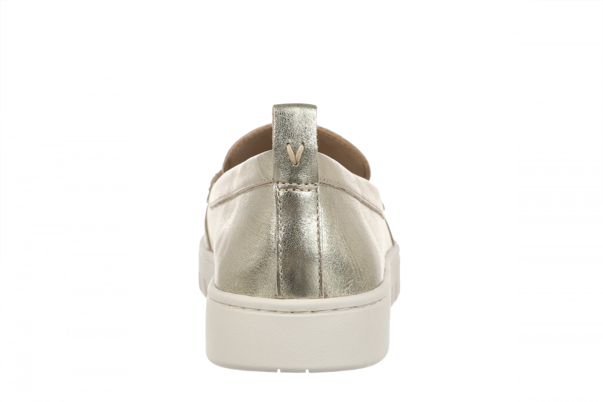 Vionic Uptown Women's Slip-On Loafer Moc Casual Shoes - All Gold - Back