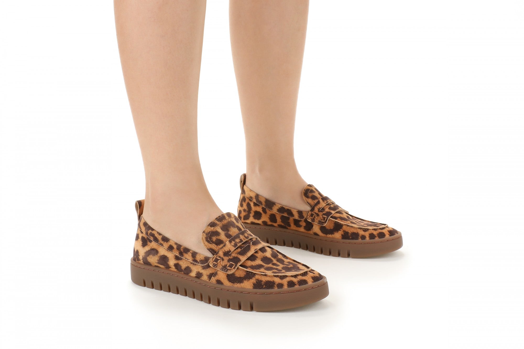 Vionic Uptown - Women's Orthotic Loafer - More Colors - Tan Leopard - Lifestyle