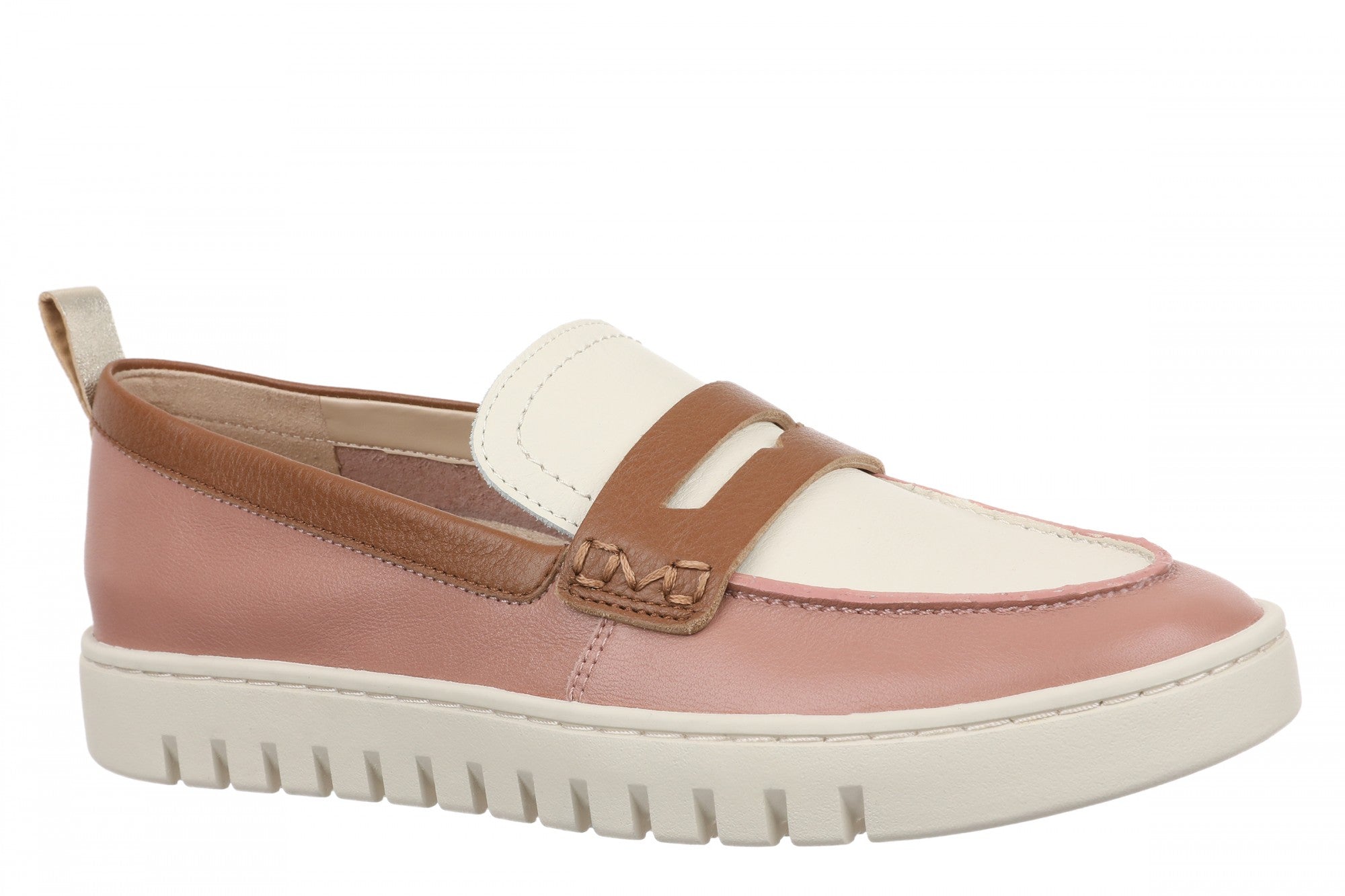 Vionic Uptown - Women's Orthotic Loafer - More Colors - Cinder Rose Multi - Angle main
