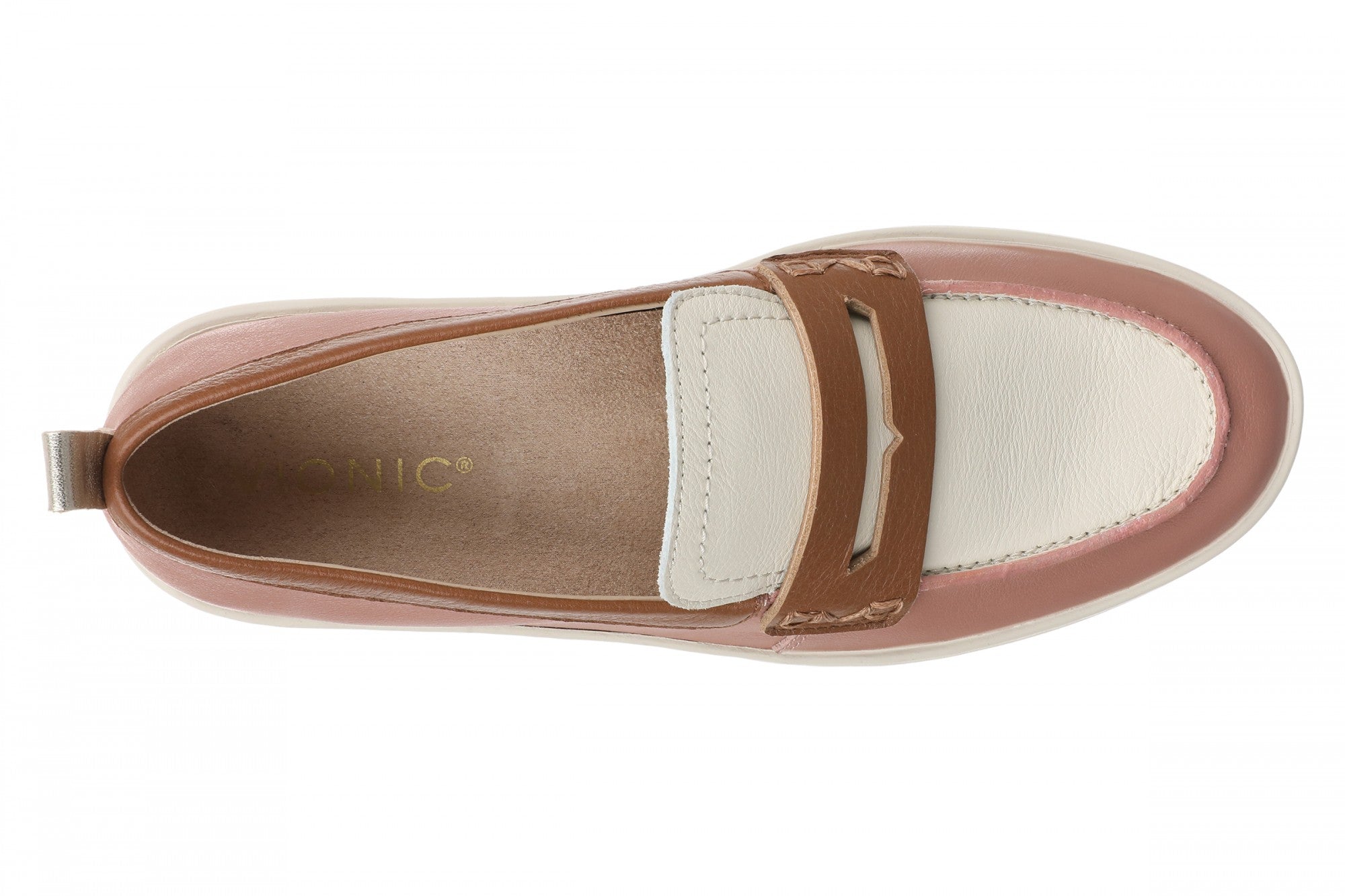 Vionic Uptown - Women's Orthotic Loafer - More Colors - Cinder Rose Multi - Top