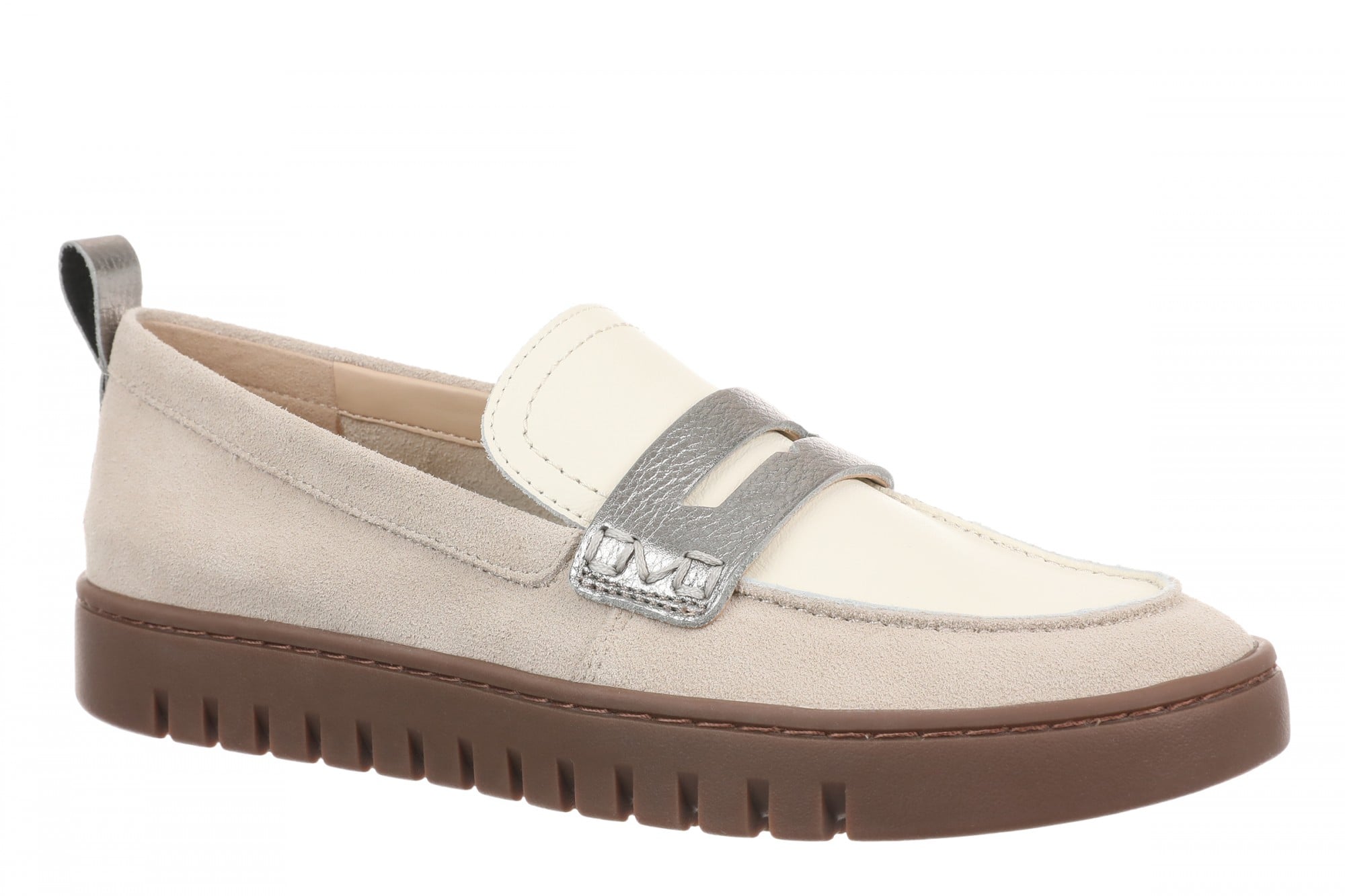 Vionic Uptown - Women's Orthotic Loafer - More Colors - Lucid Beige Multi - Angle main