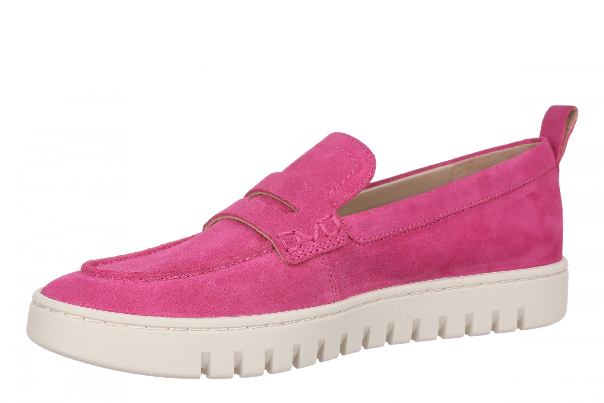 Vionic Uptown - Women's Orthotic Loafer - More Colors - Rose Violet - Left angle