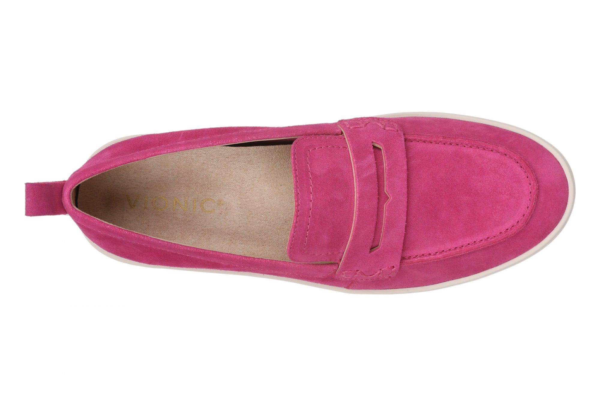 Vionic Uptown - Women's Orthotic Loafer - More Colors - Rose Violet - Top