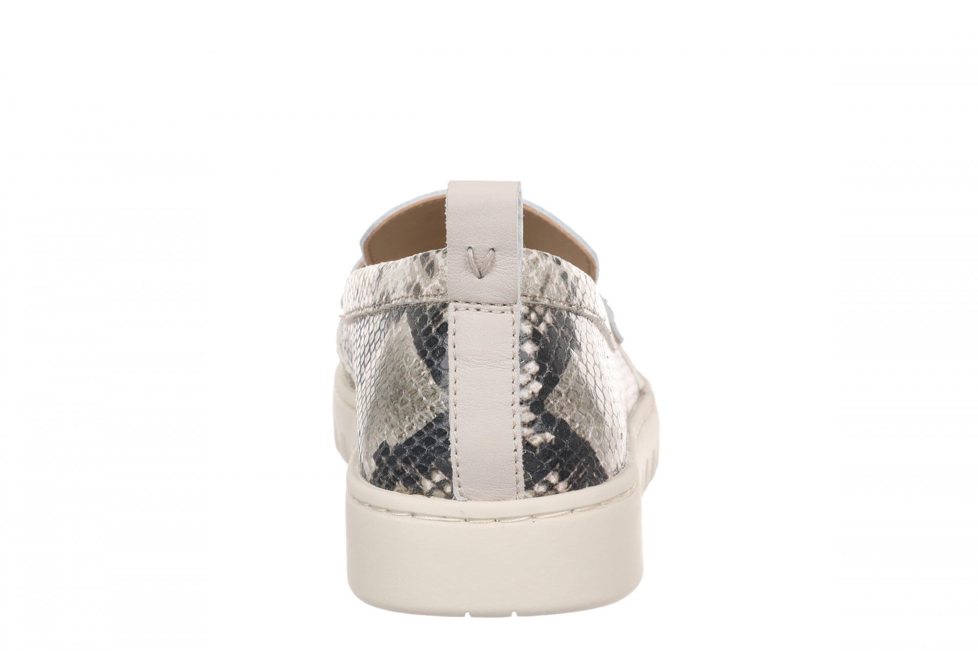 Vionic Uptown - Women's Orthotic Loafer - More Colors - Cream Snake - Back