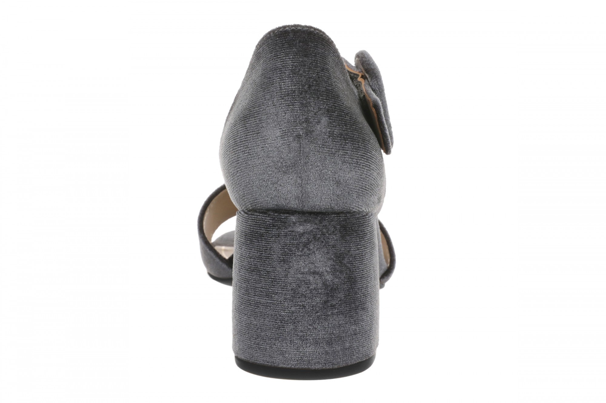 Vionic Chardonnay Women's Heeled Sandals - Stylish and Comfortable Quarter/Ankle/T-Strap Sandals - Slate Grey - Back