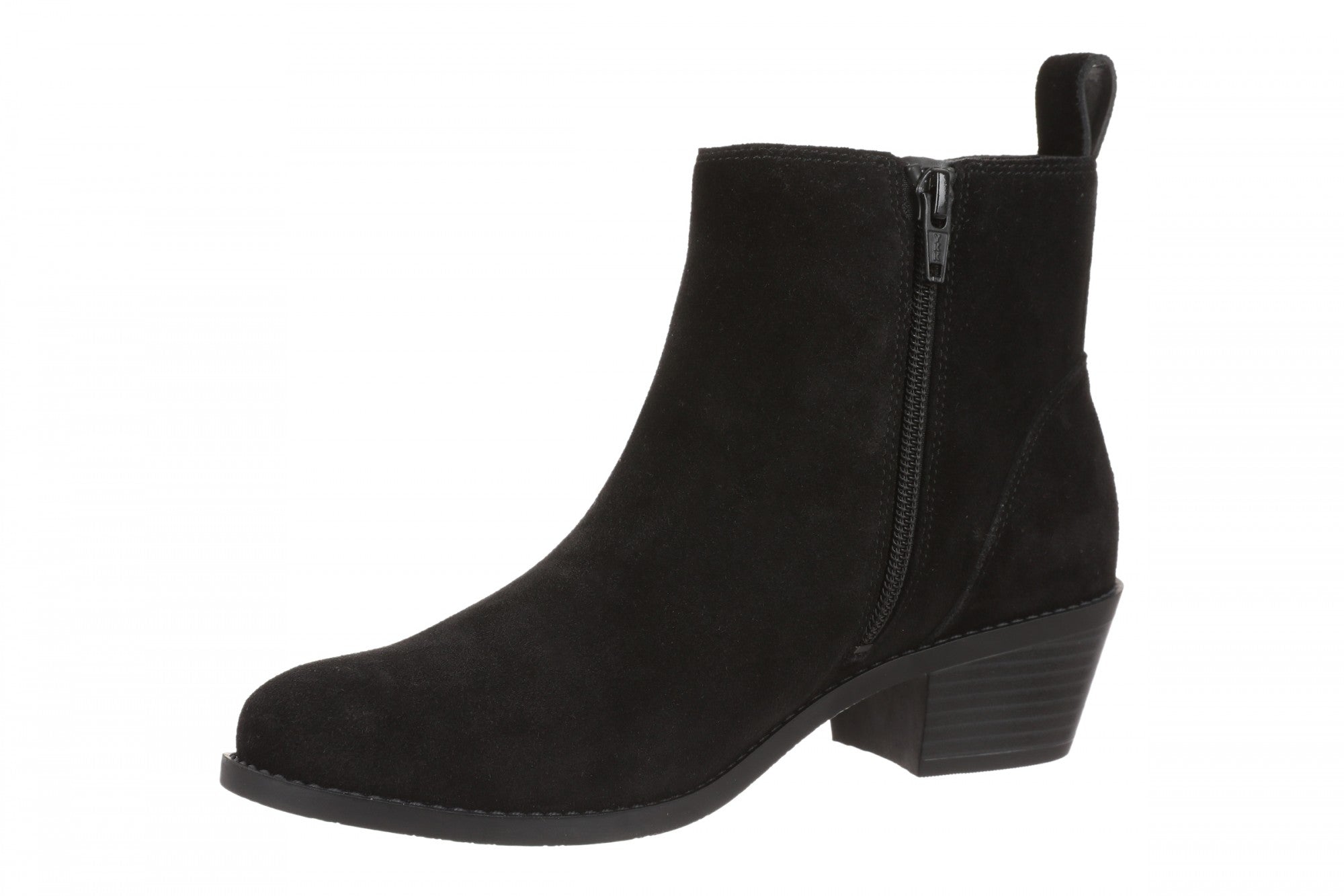 Vionic Roseland Women's Comfortable & Supportive Short Boot - Black - Left angle