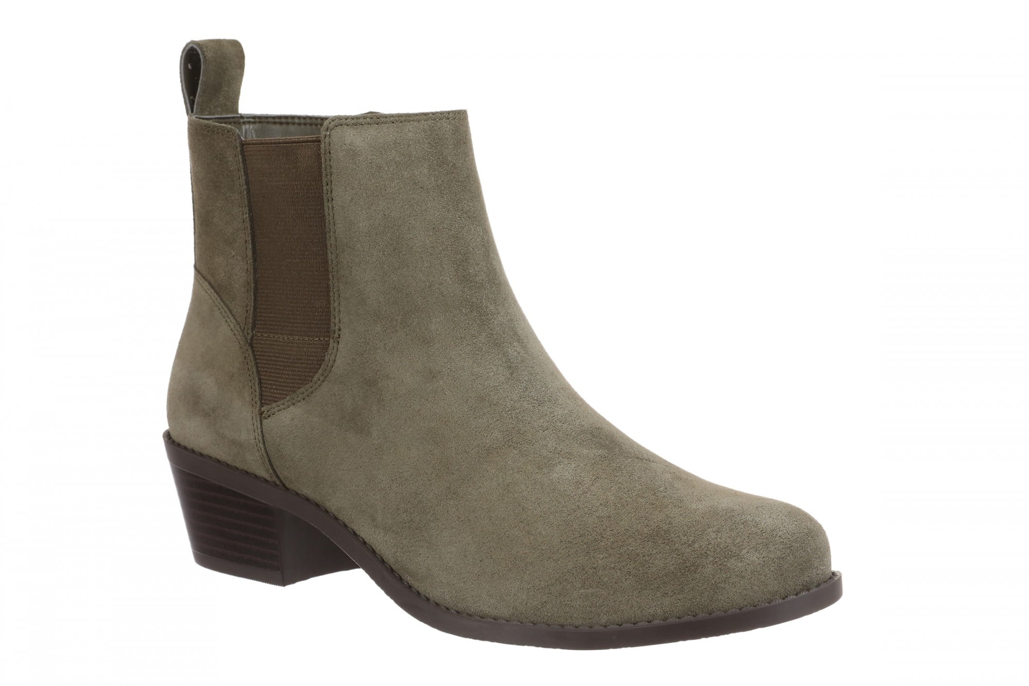 Vionic Roseland Women's Comfortable & Supportive Short Boot in Olive Green