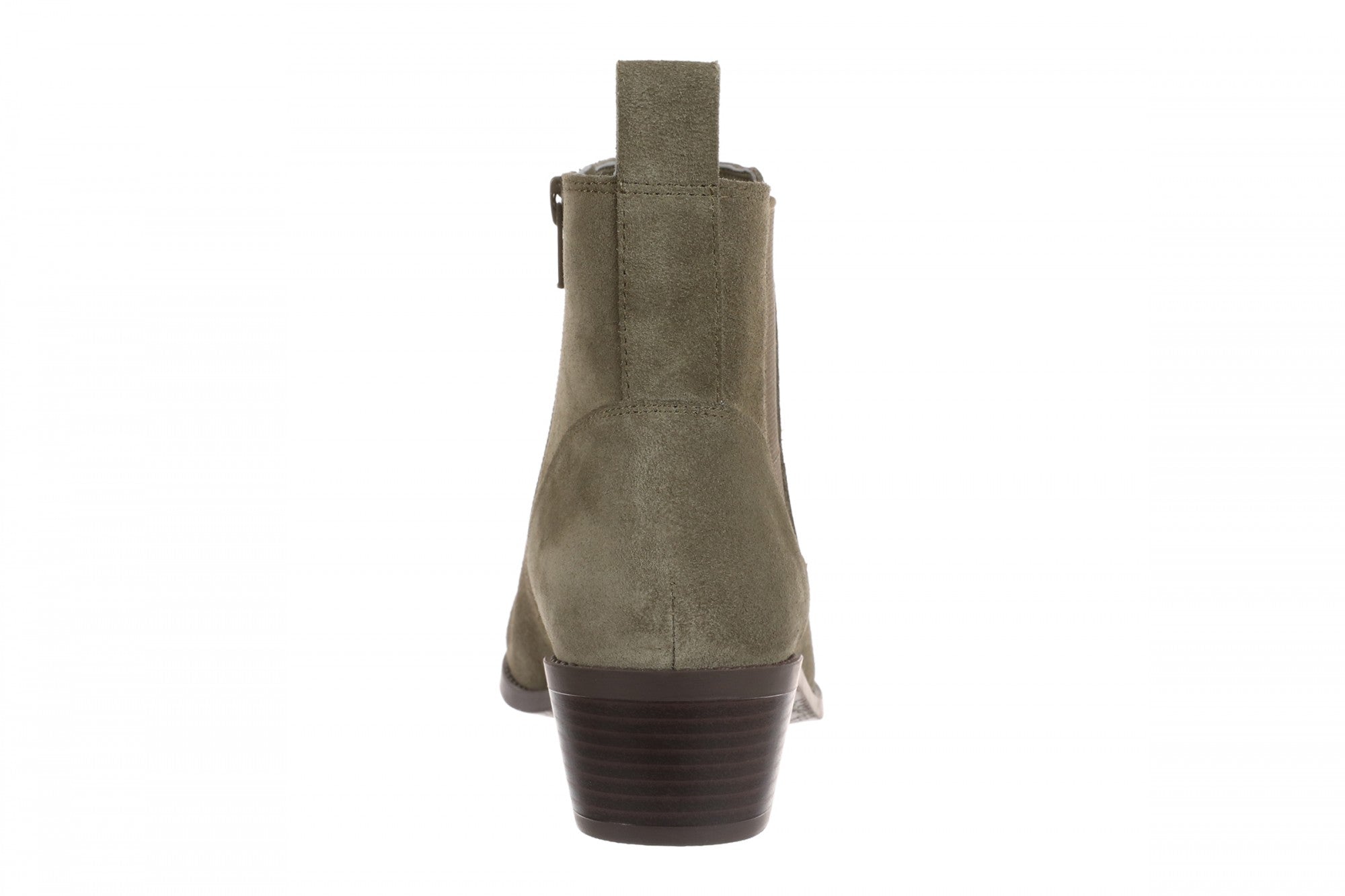 Vionic Roseland Women's Comfortable & Supportive Short Boot - Olive Green - Back
