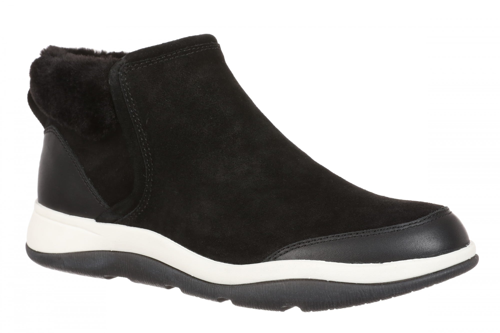 Vionic Norwood Women's Orthotic Zip Boot Short in Black
